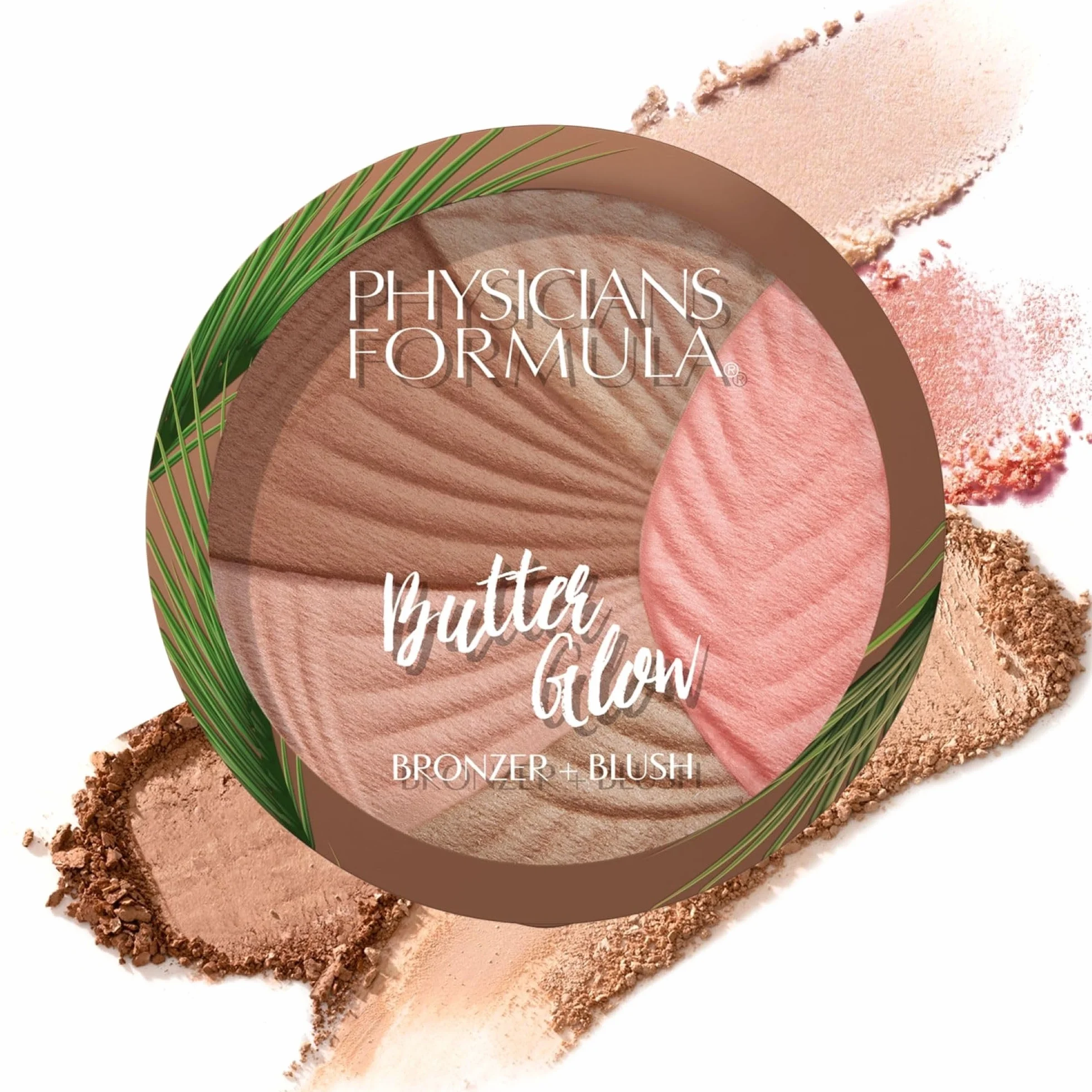 Physicians Formula Butter Glow Bronzer + Blush, Kremowy Puder Brązujący 2 w 1 z Różem, Wzbogacony Rozświetlającą i Nawilżającą Mieszanką Masła, Nadaje Skórze Zdrowy Blask