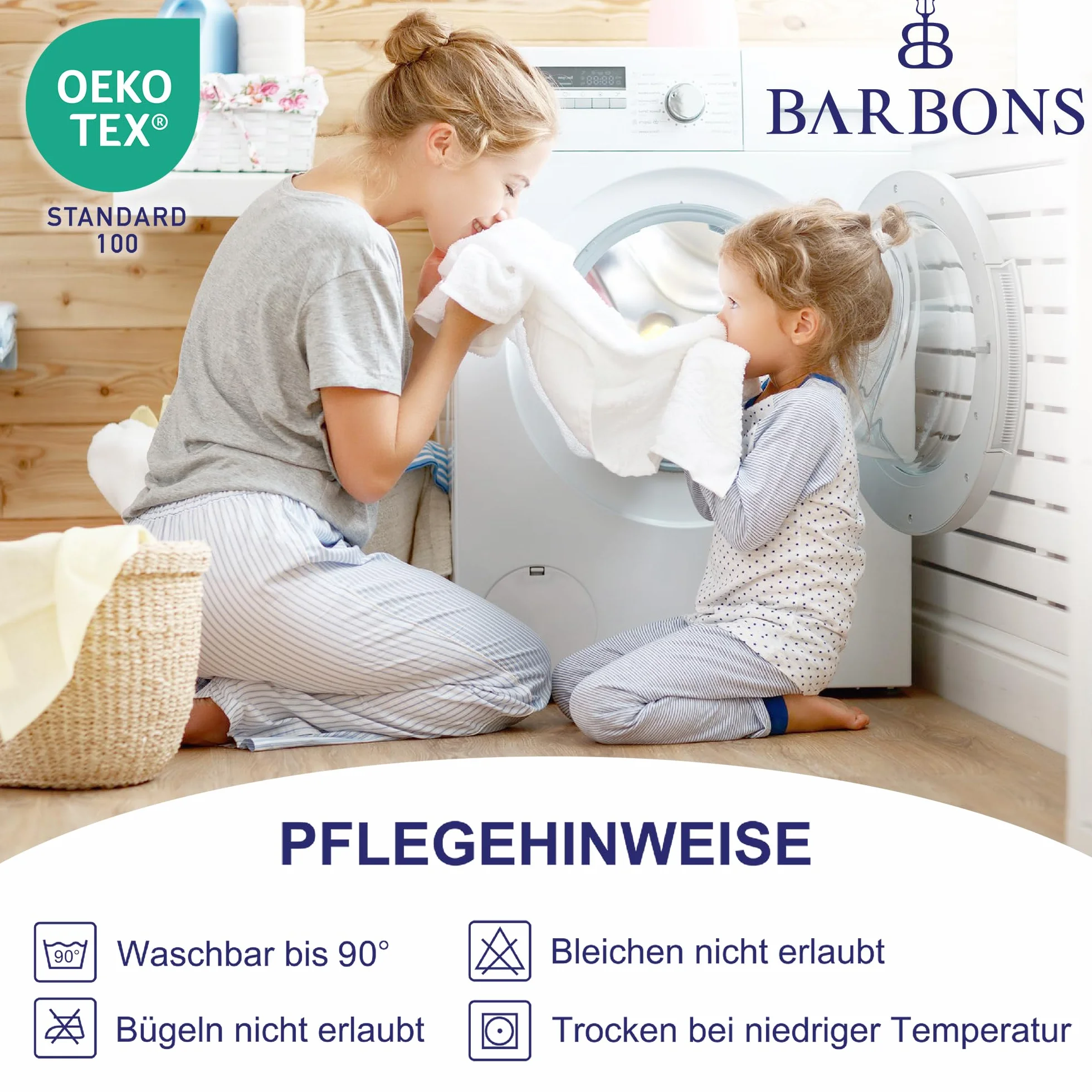 BARBONS Ochraniacz na materac 90x190 wodoszczelna nakładka ochronna