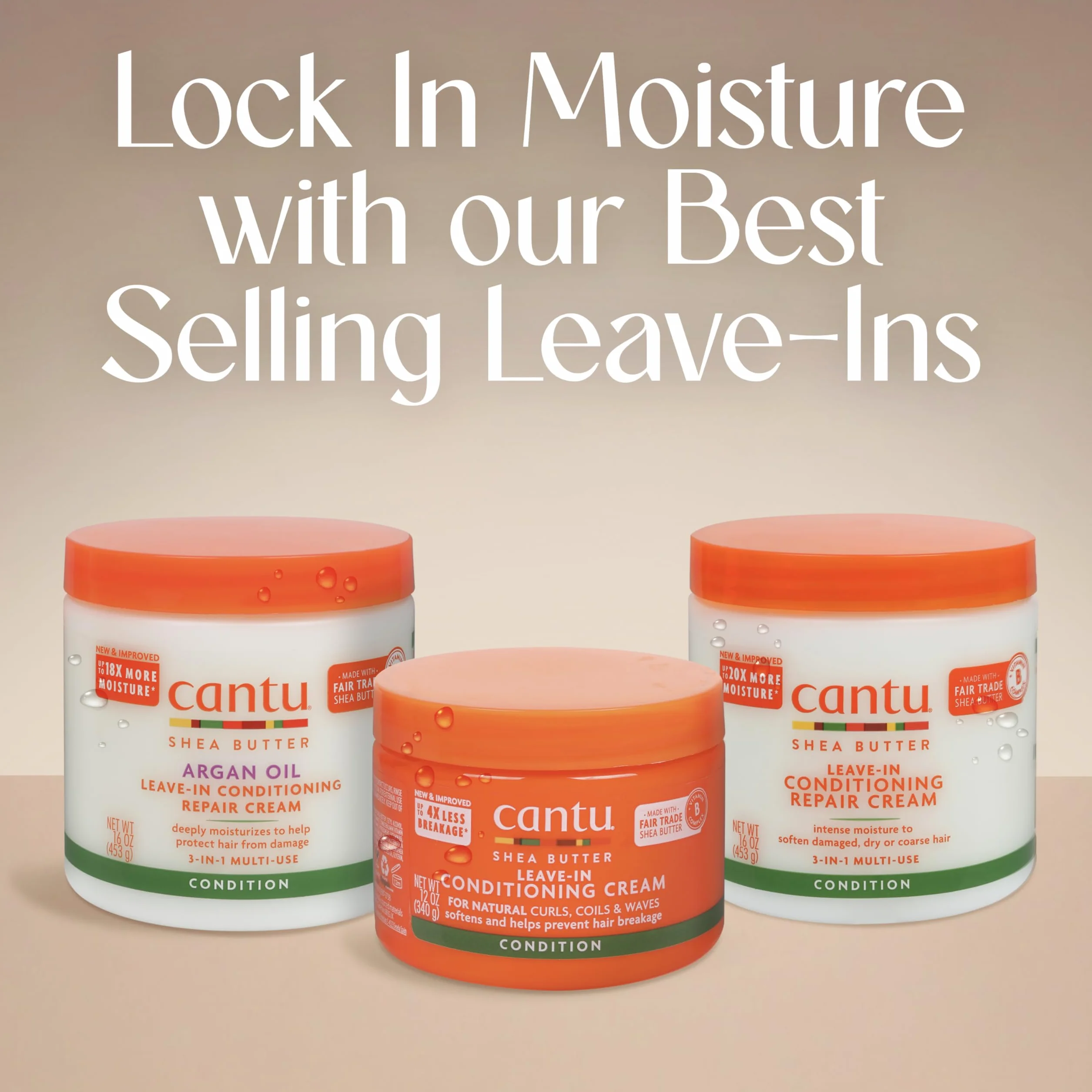 Cantu Shea Butter Odżywka bez Spłukiwania w Kremie, 453 g