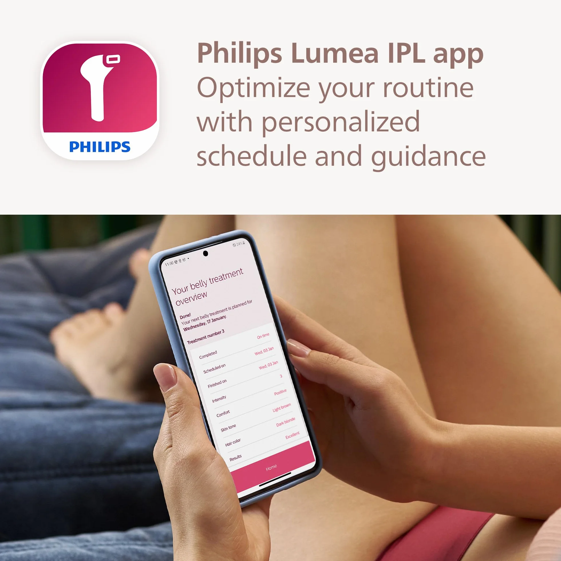 Philips Lumea IPL Prestige, 2 nasadki – urządzenie do usuwania włosów (BRI944/00)