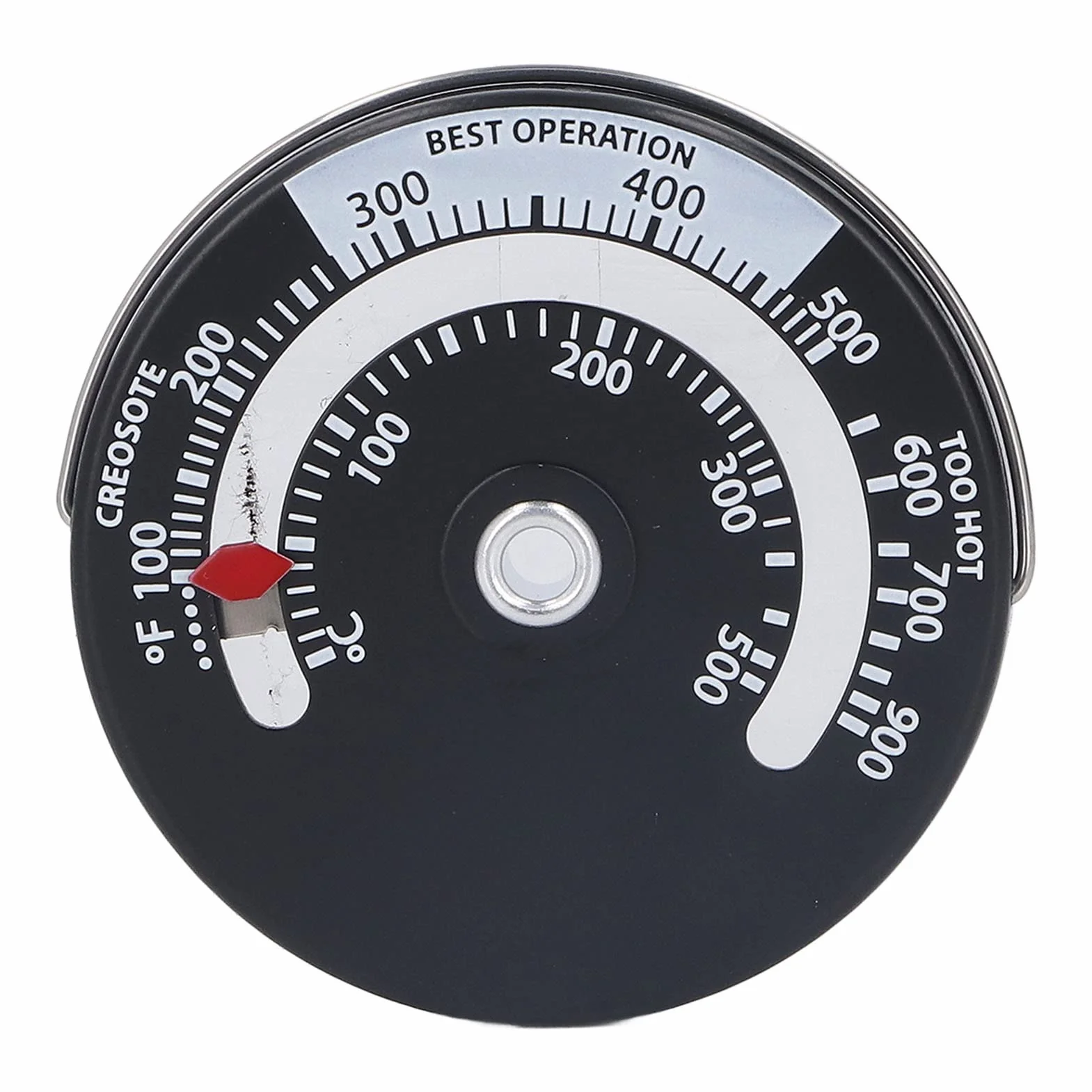 Termometr do Pieca Magnetycznego 0-500°C Tarcza Aluminiowa Wysoka Dokładność