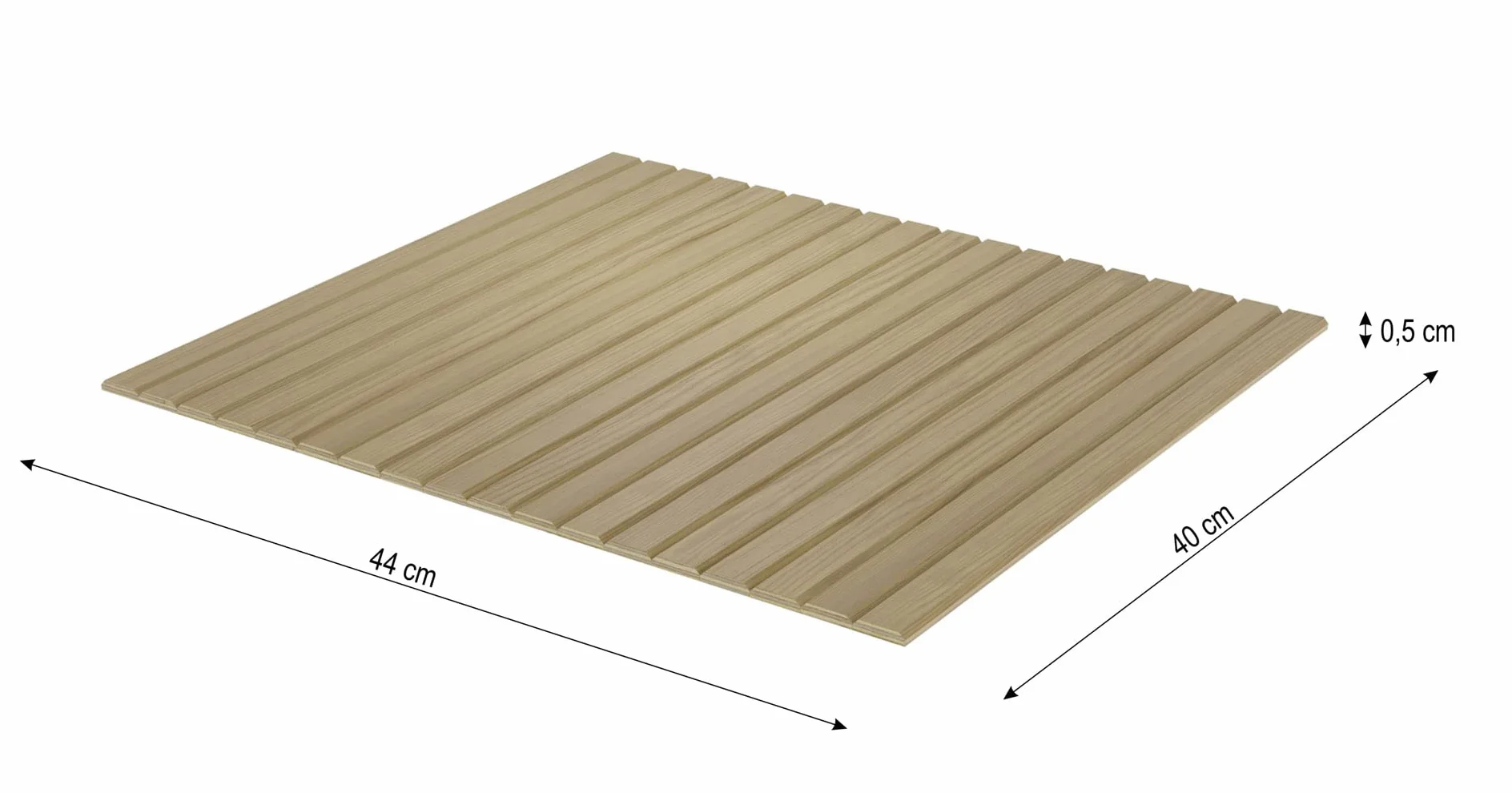 BIM Furniture Taca na sofę, 44 x 40 cm, drewniana, elastyczna, półka na podłokietniki, do pilota zdalnego sterowania TV, napojów i przekąsek (dąb)