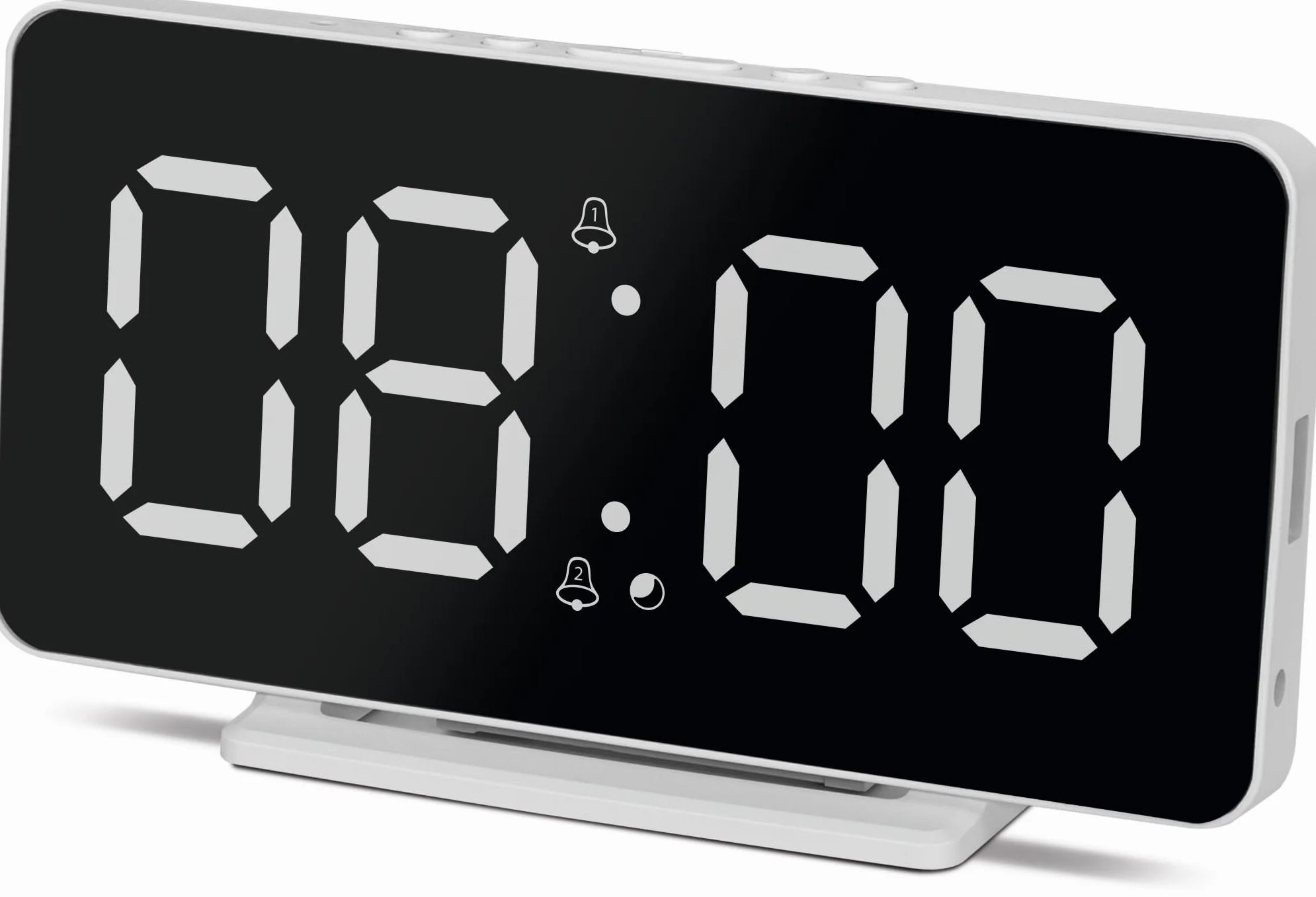 TechniSat Viola AC-1 cyfrowy budzik z dużym wyświetlaczem LCD 4,5 cala