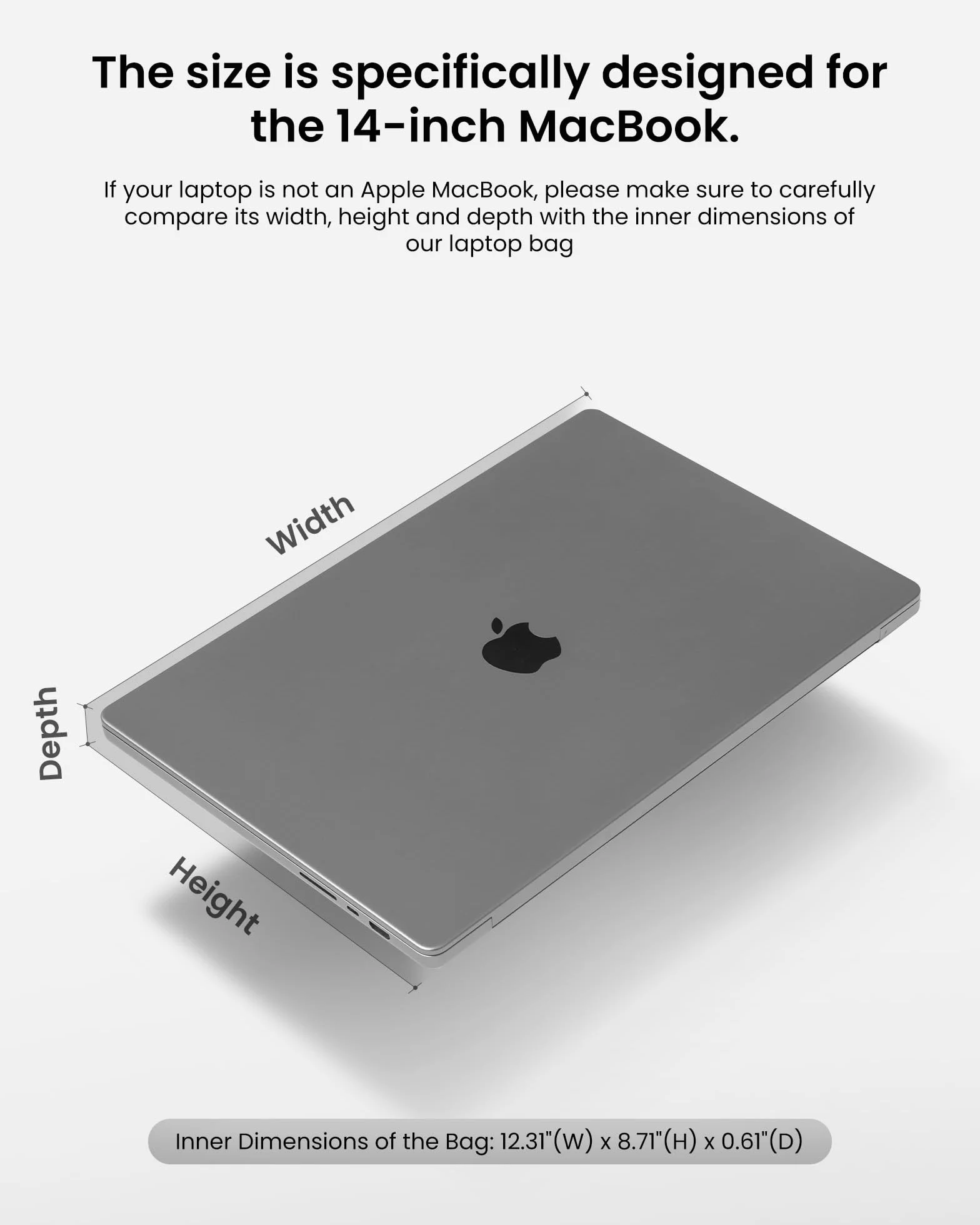 tomtoc etui 360° do 14 cali MacBooka Pro M4/M3/M2/M1 Pro/Max A3401 A3185 A3112 A2992 A2918 2024-2021, wszechstronna ochrona, wstrząsoodporne, wodoodporne etui na laptopa etui na z torbą akcesoria