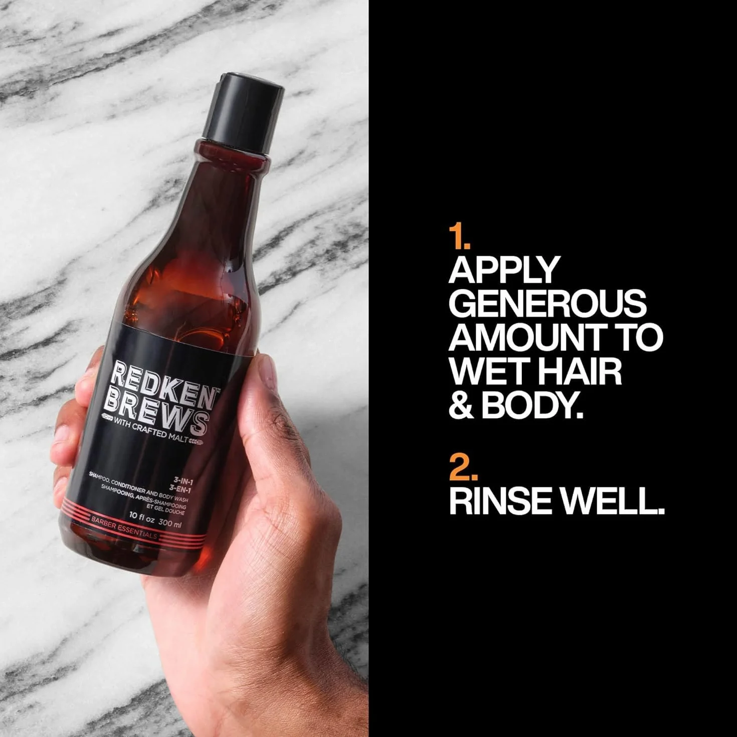 REDKEN szampon 3 w 1, odżywka i żel do kąpieli, 1000 ml