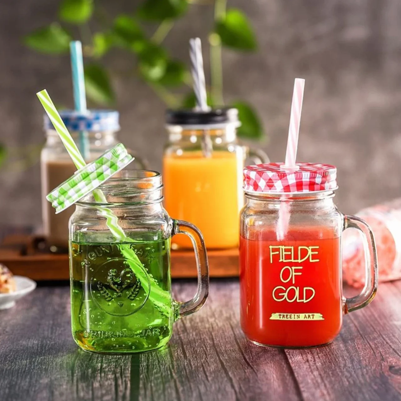 Mason Jar pokrywki metalowe 12 sztuk nakrętki do słoików na napoje dżemy