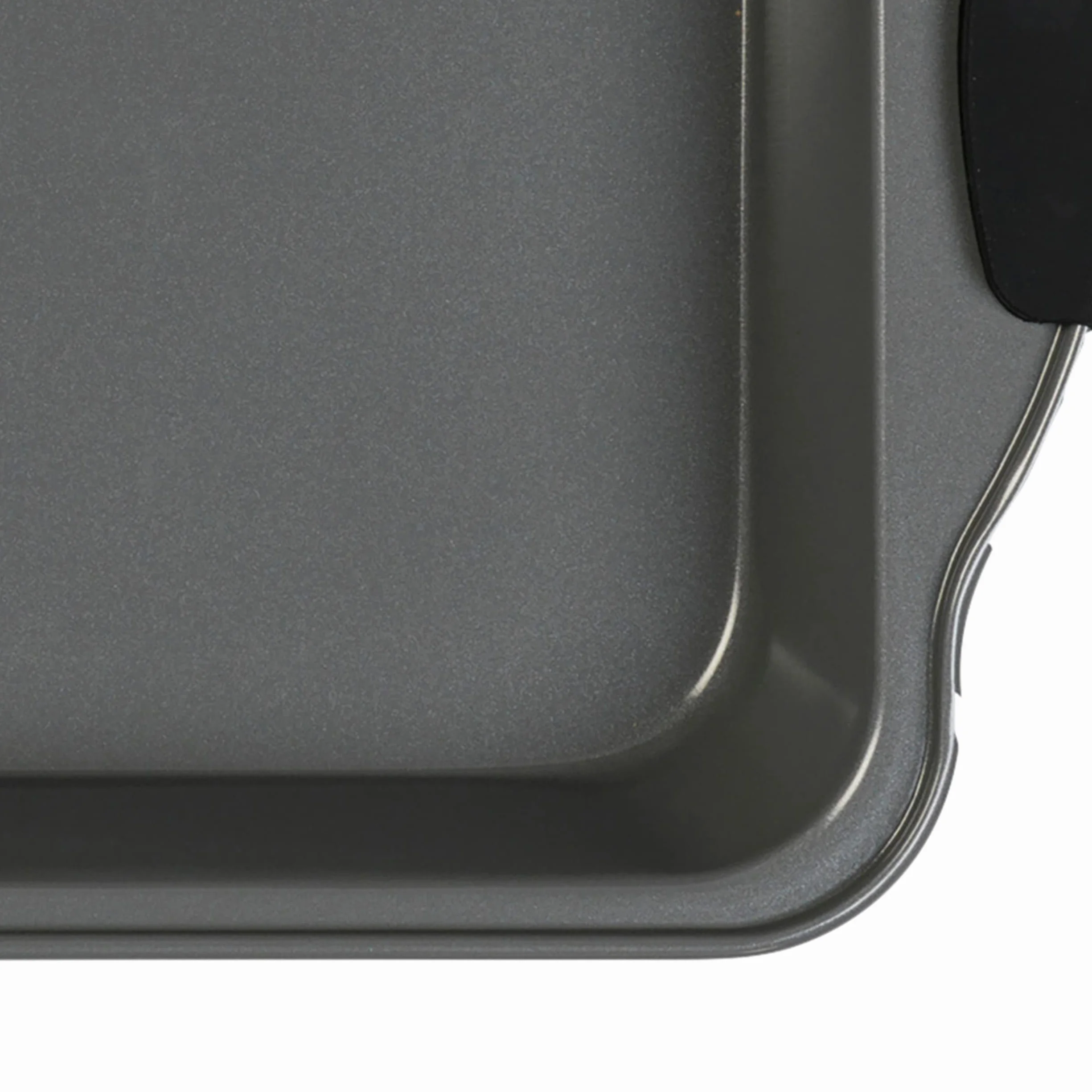 Russell Hobbs Pearlised Deep Roaster 40cm Non-Stick Carbon Steel Silicone Handles Matte Grey