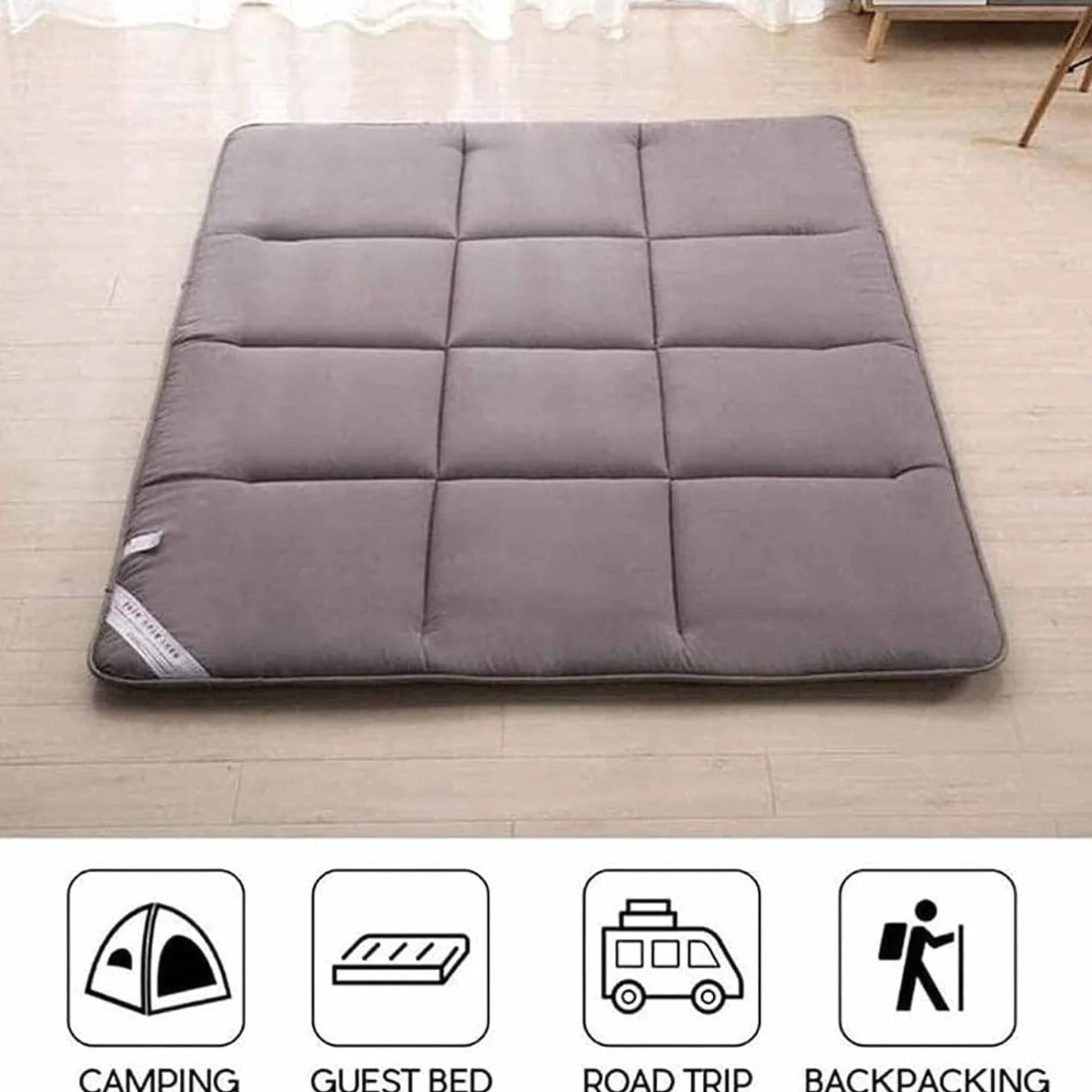 MIAOXIAO Japoński materac podłogowy Futon Tatami Karimata składany 150x200cm