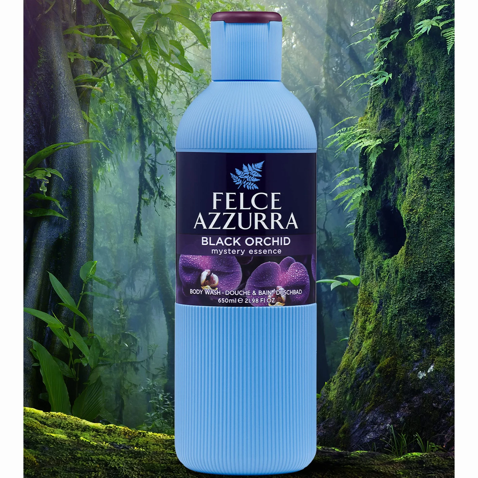 Felce Azzurra - Mycie ciała Black Orchid, wyrafinowane perfumy, nawilża skórę - 650 ml