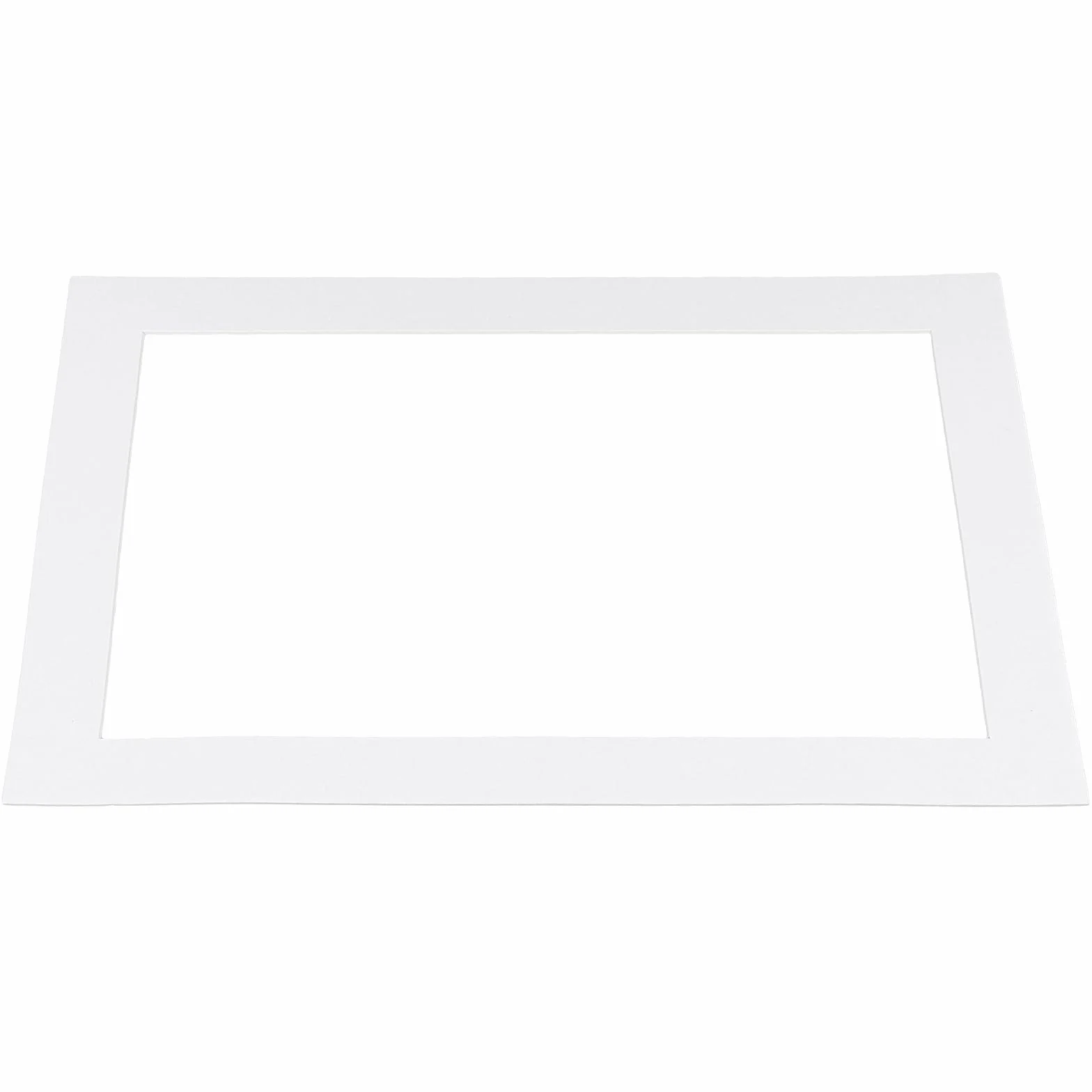 Białe passe-partout kartonowe A4 16x24,7 cm ramki do obrazów zestaw 40 sztuk