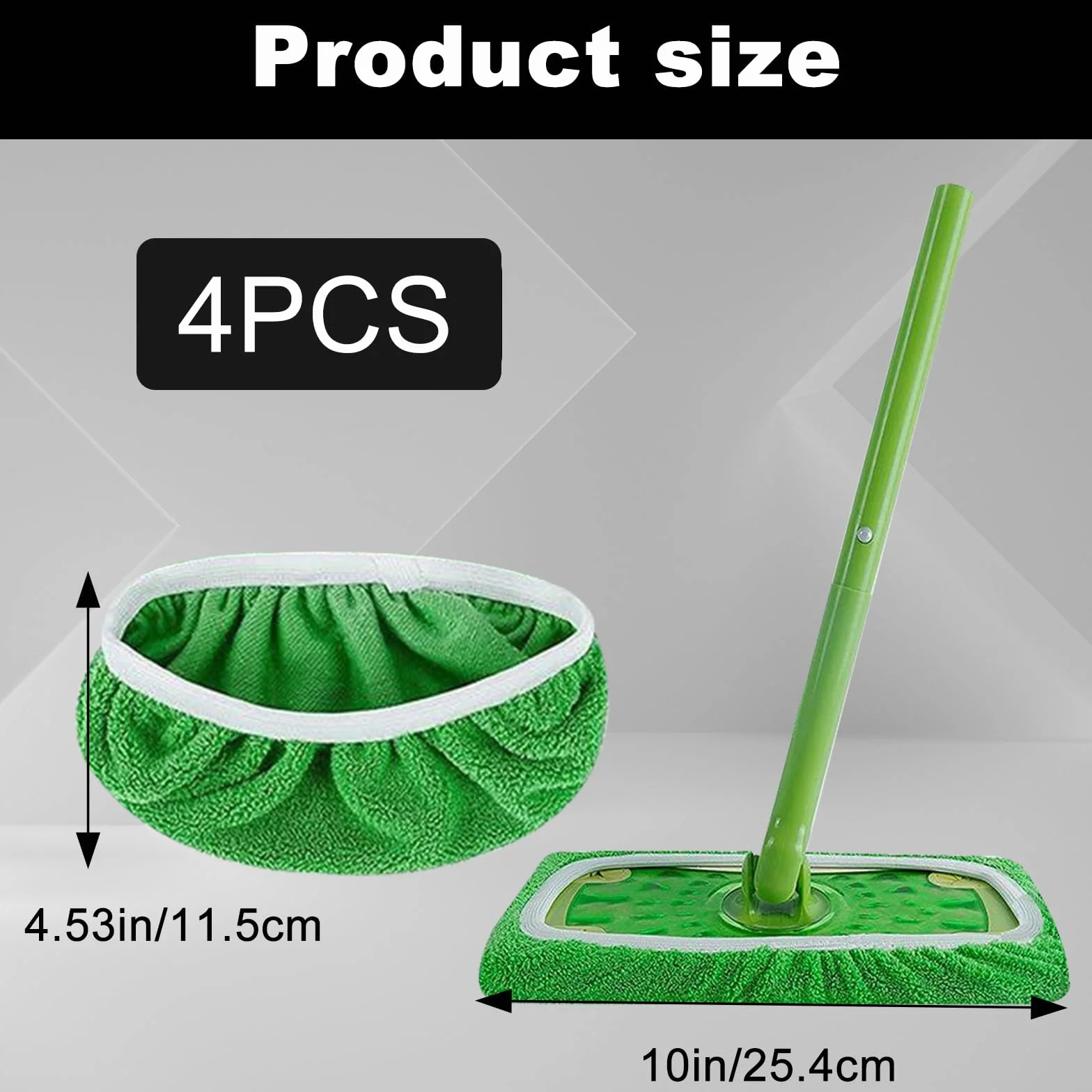 Ściereczki wielokrotnego użytku do mopa Swiffer Sweeper, wilgotne i suche, o dużej absorpcji, pokrowiec zastępczy do mopa