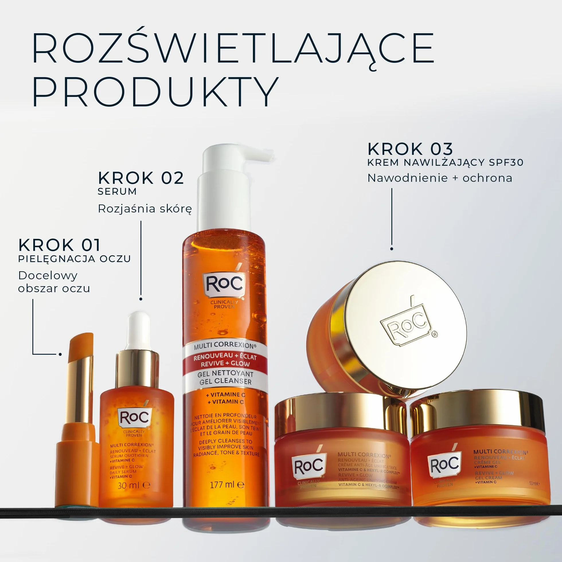 RoC - Balsam do oczu Revive + Glow - 15 ml
