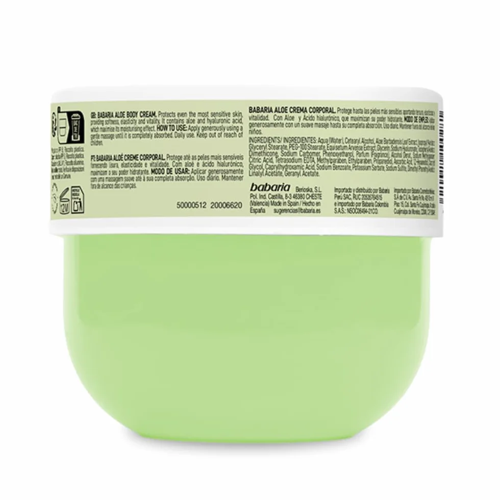 Babaria Aloe krem do ciała 400 ml