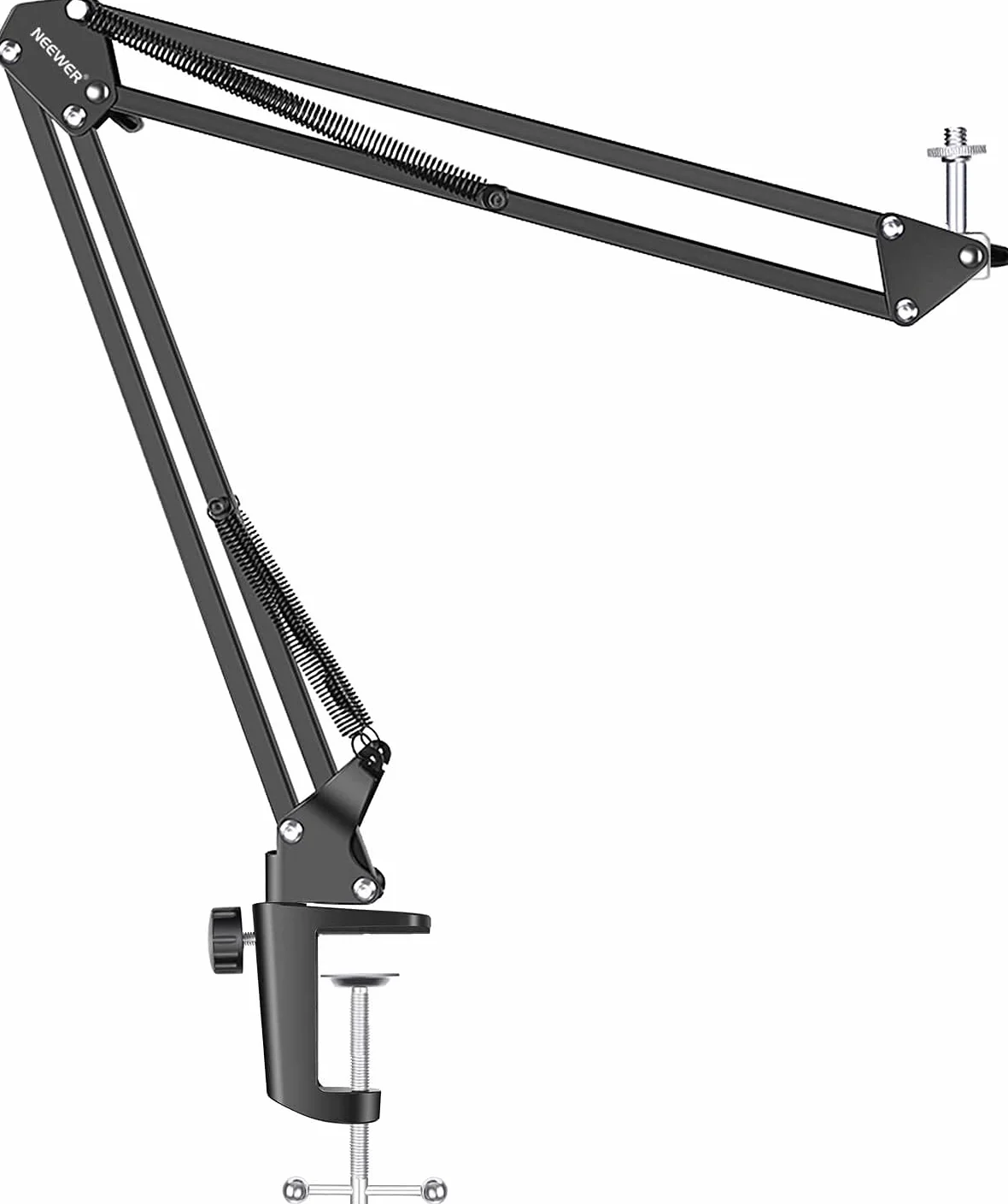 Neewer Regulowany zacisk biurkowy zawieszenie Boom Scissor Arm stojak uchwyt do kamery internetowej Logitech C92