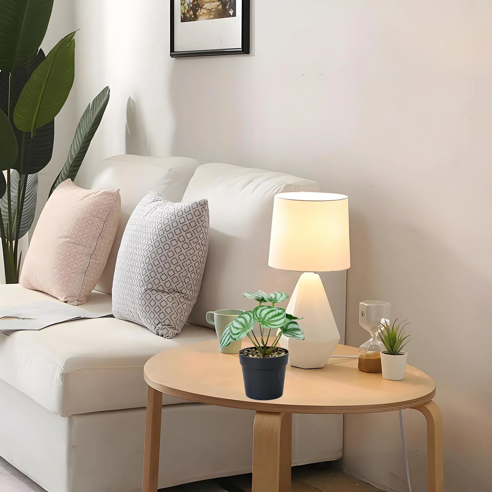 4 szt. Mini sztuczne rośliny wewnętrzne, sztuczna roślina dekoracja domu do dekoracji wnętrz, balkon, biuro, łazienka