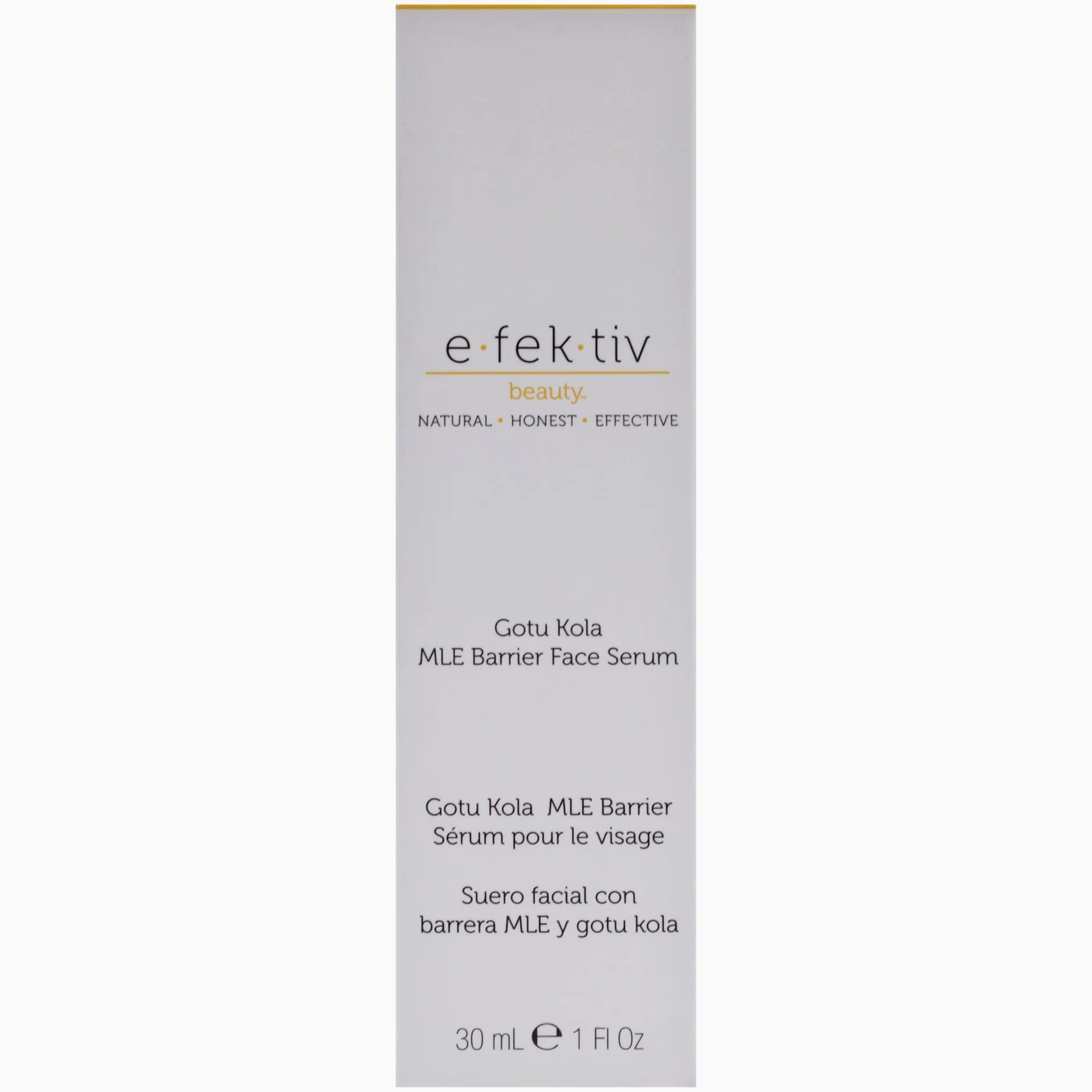 e.fek.tiv Beauty Gotu Kola MLE Barrier Serum - Głębokie nawilżanie i nawilżanie- Skincare- siarczan- wolny- Unisex- 1 fl oz