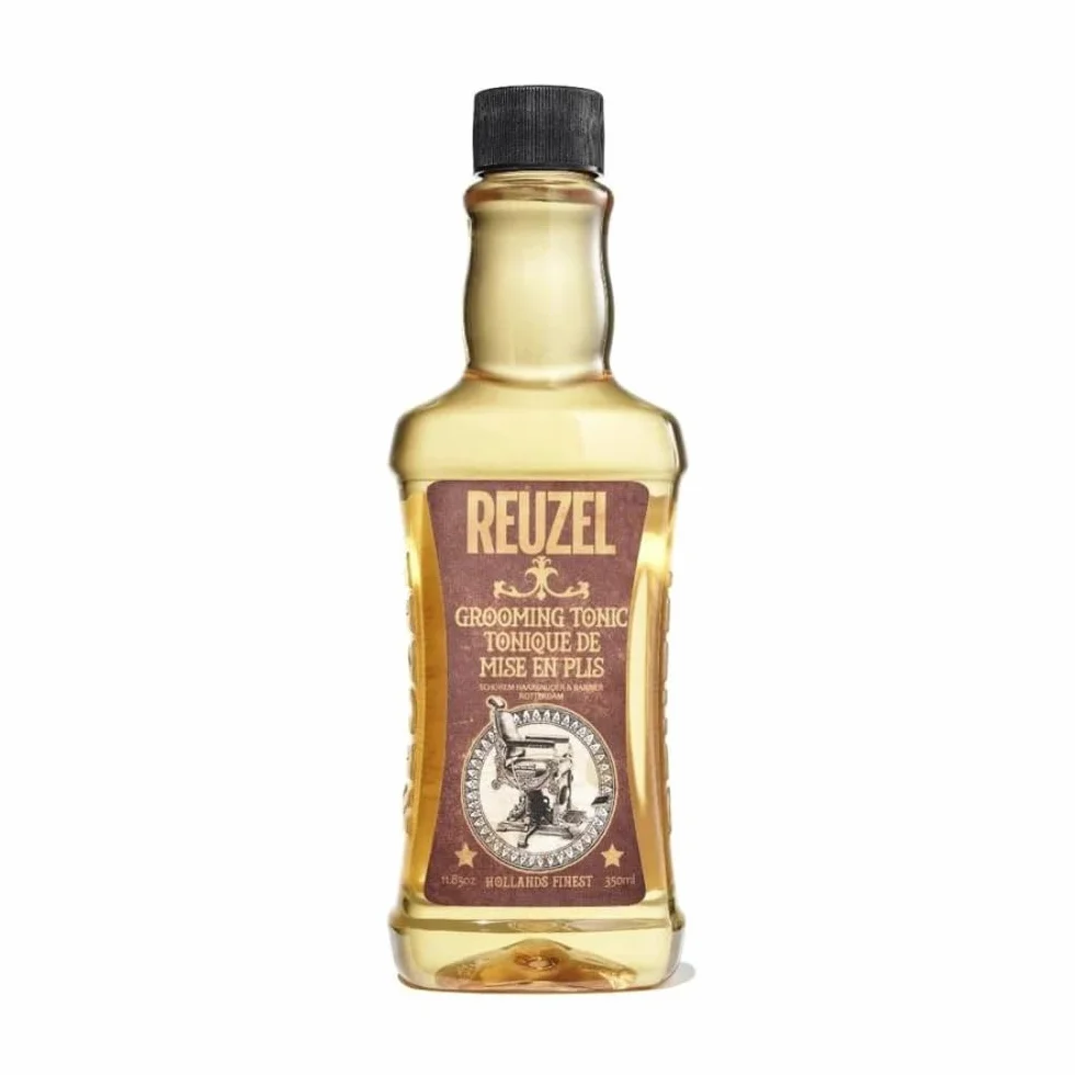 Reuzel Grooming Tonic - Pro Oil Treatment dla mężczyzn z organicznymi i naturalnymi składnikami - Czyste, Vegan Serum That Gives Hair Essential Strength I Moisture- 11.83 oz
