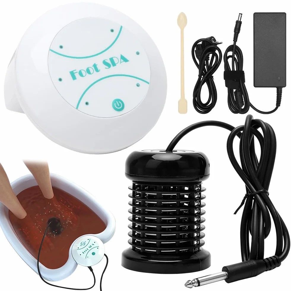 Jonowa kąpiel stóp, elektroliza detoksykacji stóp, jonowa maszyna do kąpieli stóp, kąpiel stóp z płytą Array i workiem na wodę do domowego SPA (bez basenu)