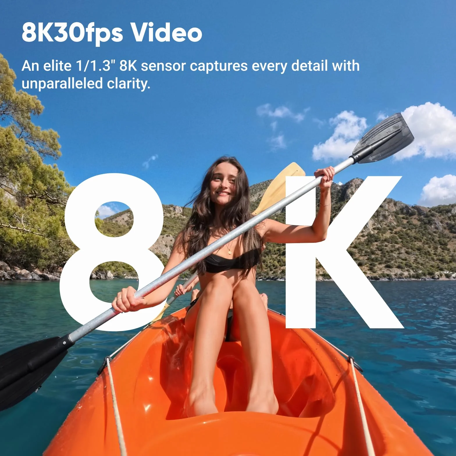 Insta360 Ace Pro zestaw 2 rowerów – wodoodporna kamera sportowa 8K współpracuje z Leica, czujnikiem 1/3.3 cm, podwójnym chipem AI, wiodącym słabym oświetleniem, doskonałym dźwiękiem, ekranem z klapką