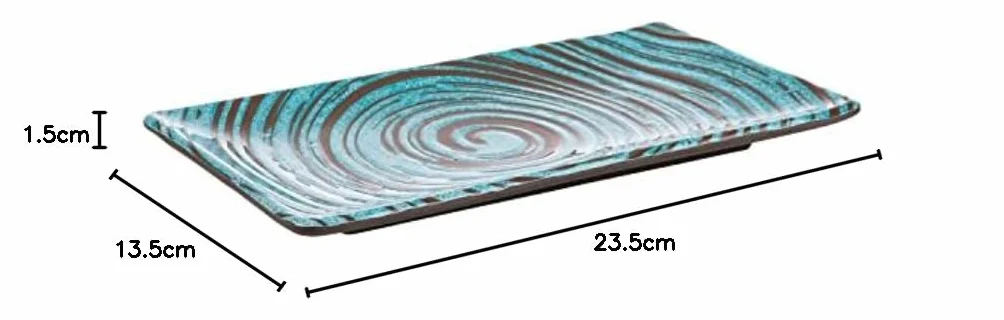 APS 85200 CANCUN/taca do serwowania różnorodnych potraw, 23,50 cm x 13,50 cm x 1,50 cm