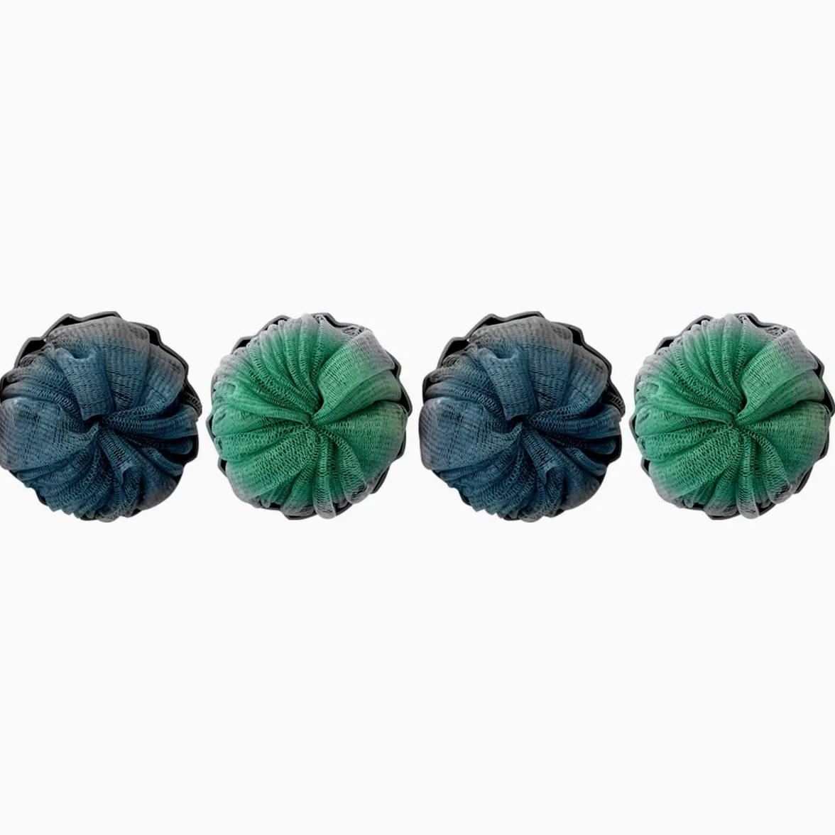 4 szt. Kąpiel pod prysznic Loofah pufa gąbka z siatki pufa piłka pod prysznic miękka kulka do szorowania ciała złuszczająca gąbka do kąpieli ręcznik do mycia ciała dla kobiet mężczyzn dziec