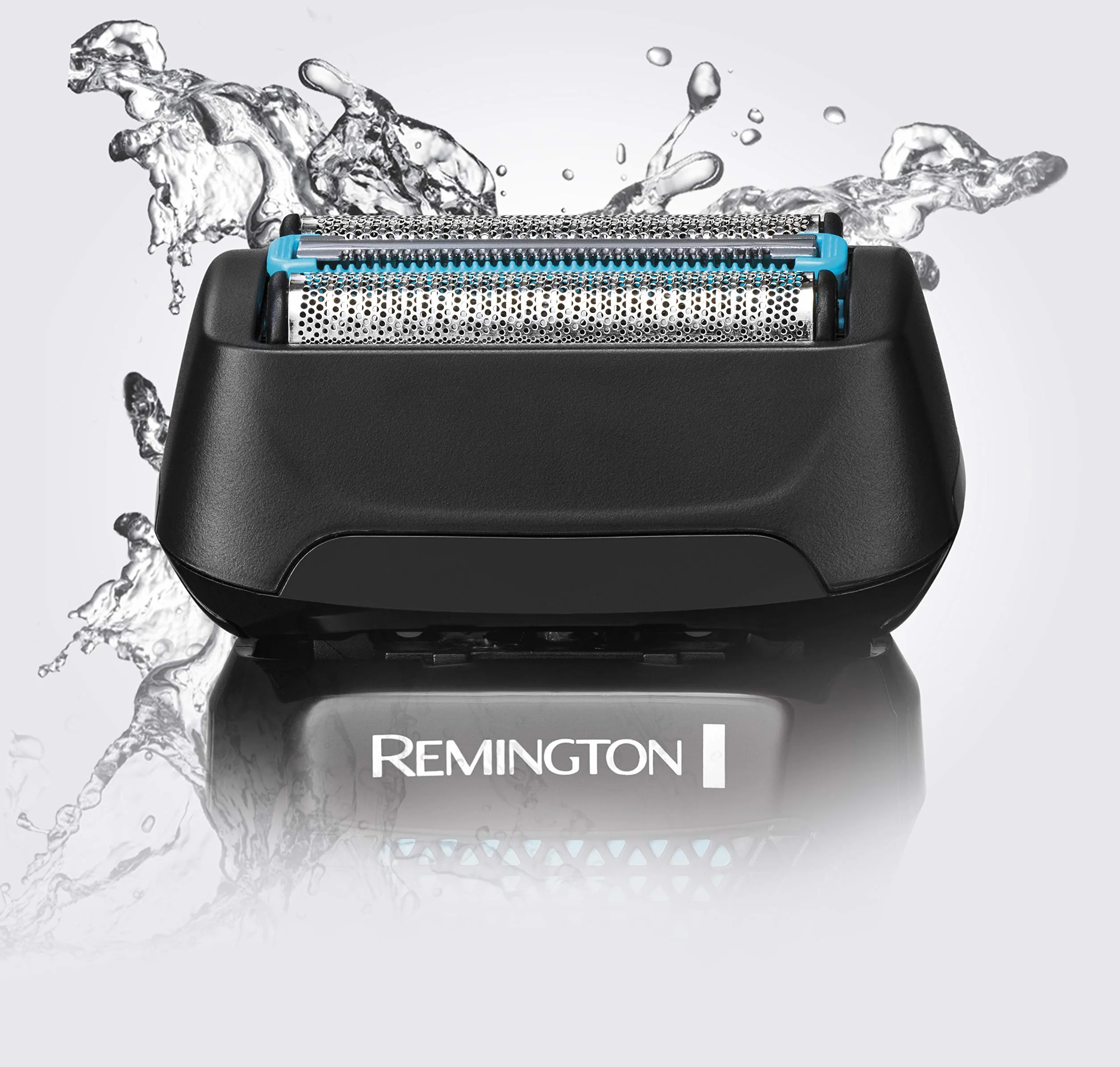 Remington golarka elektryczna, foliowa, ruchome folie, nakładka do 3-dniowego zarostu, bezprzewodowa, 100% wodoodporna, wysuwany trymer, mikrogrzebień, niebieska, Style Series F6 F6000