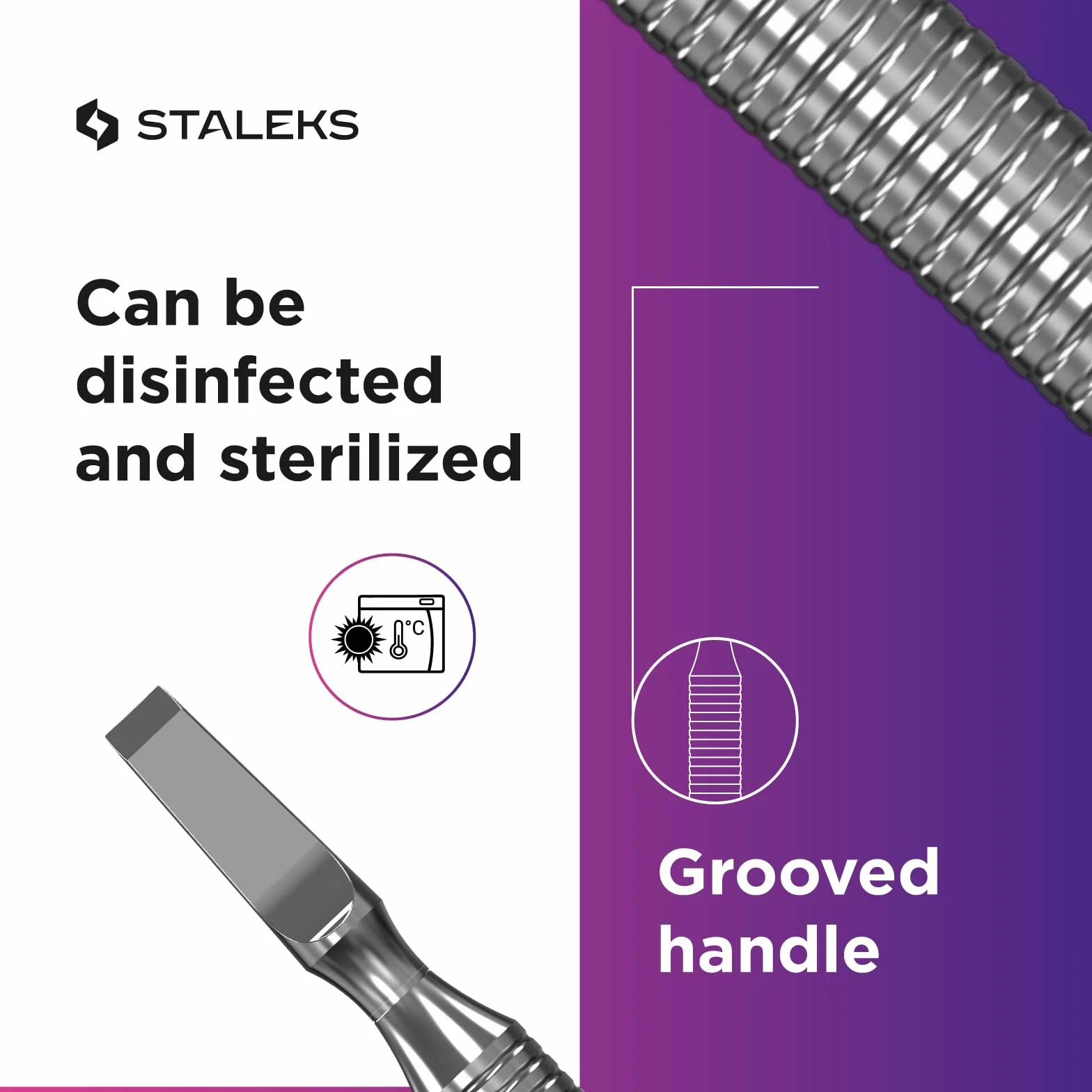 Kopytko do manicure Staleks EXPERT 30 TYPE 5
