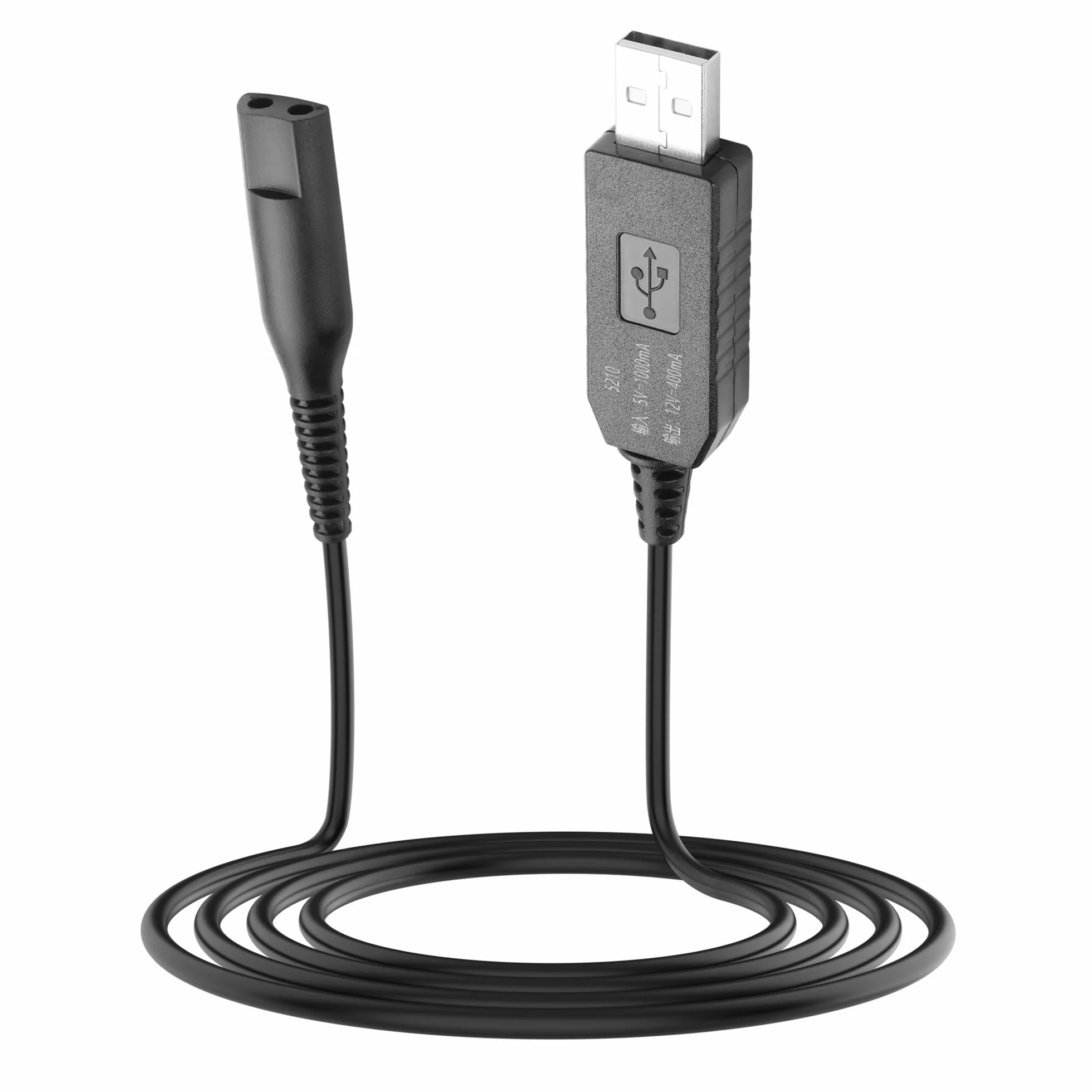 Kabel do ładowania 12 V do golarki Braun Series 9 7 5 4 3 2 1 C Z, zamiennik USB