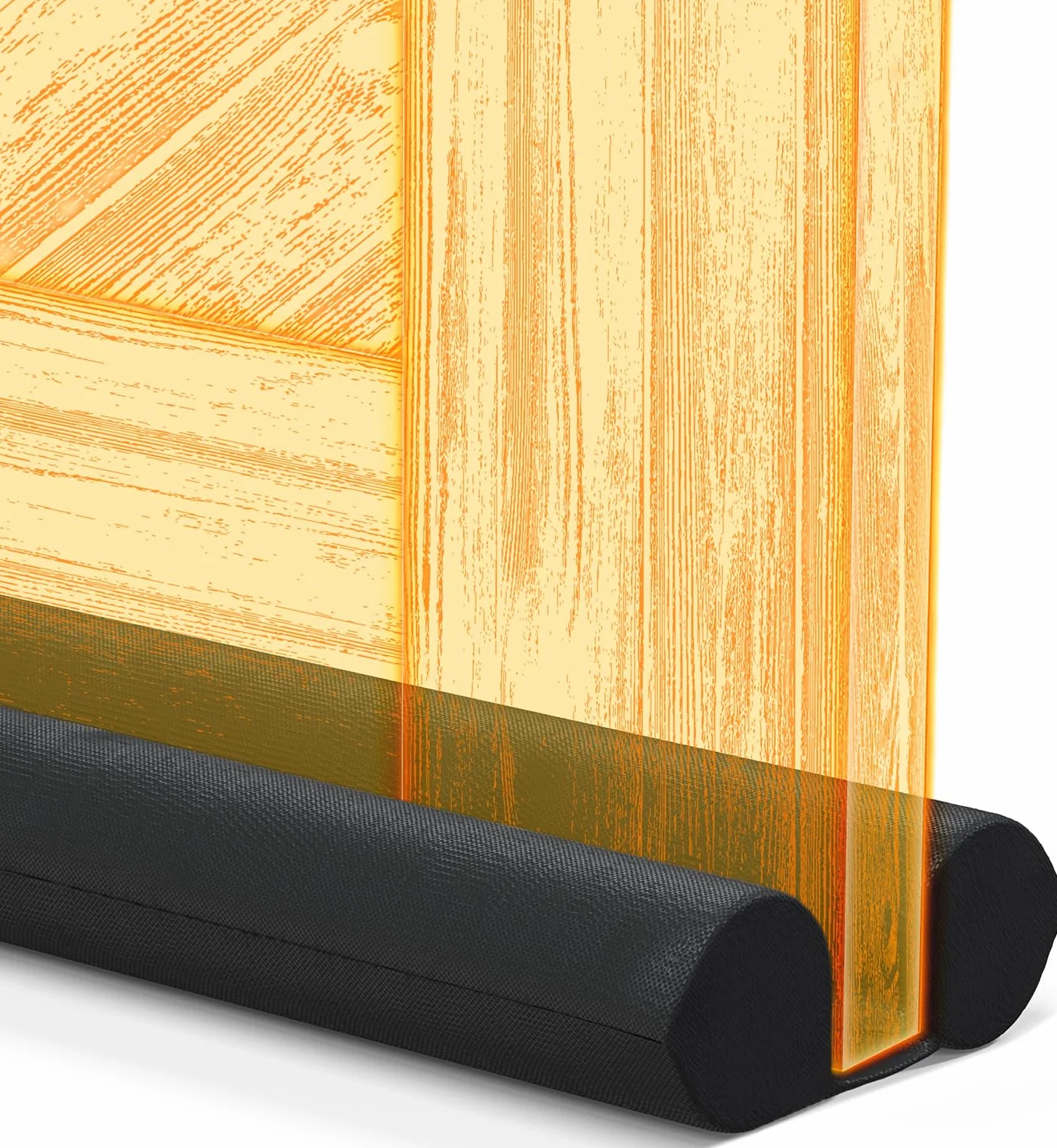 Everlasting Comfort Wyłącznik pod drzwi piankowy 5 cm uszczelnienie dolnej części drzwi 76-91 cm dwustronny ogranicznik przeciągu