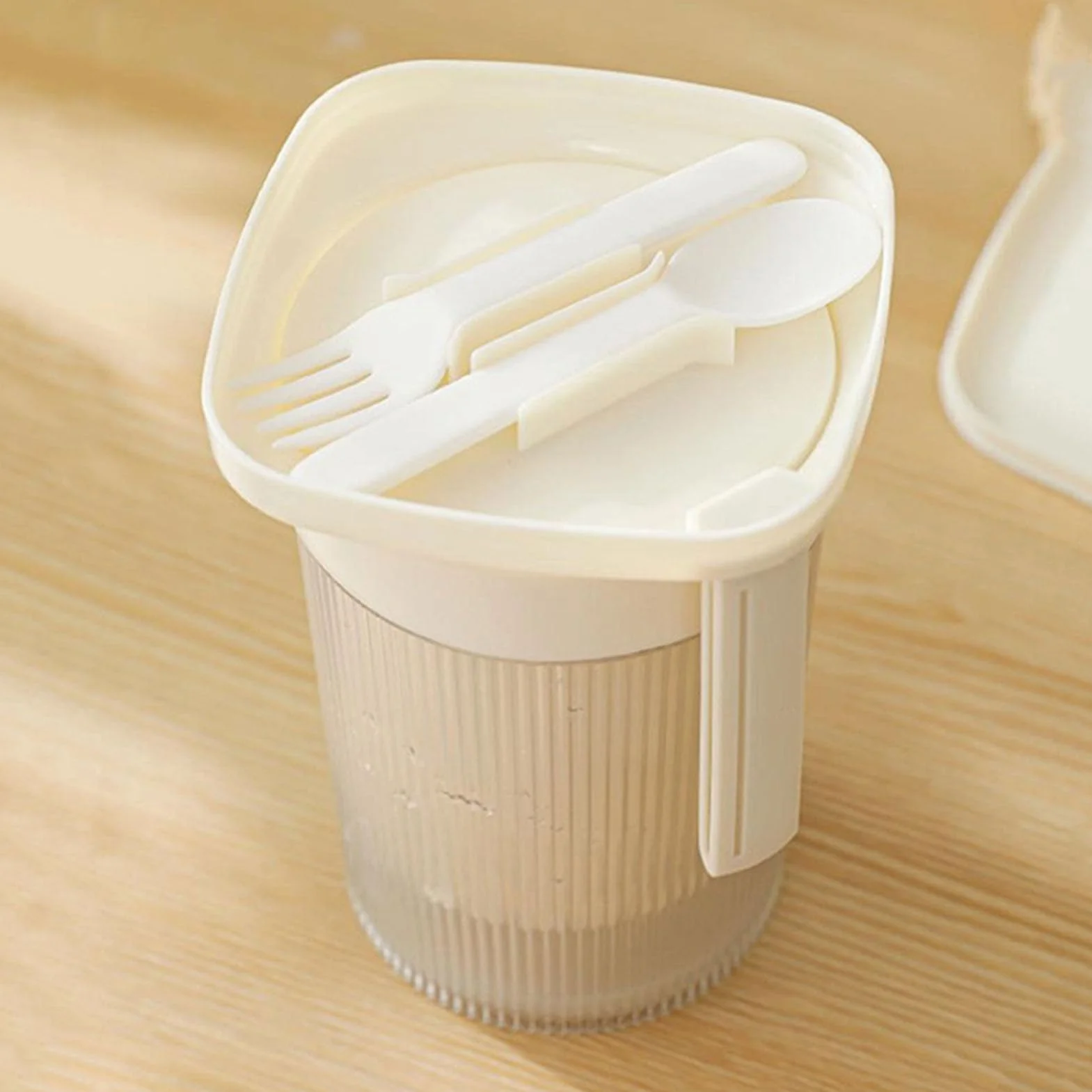 Yogurt Strainer Fine Mesh Filter Reusable Cloth Bag Multipurpose Kitchen Tool 16.3cm White