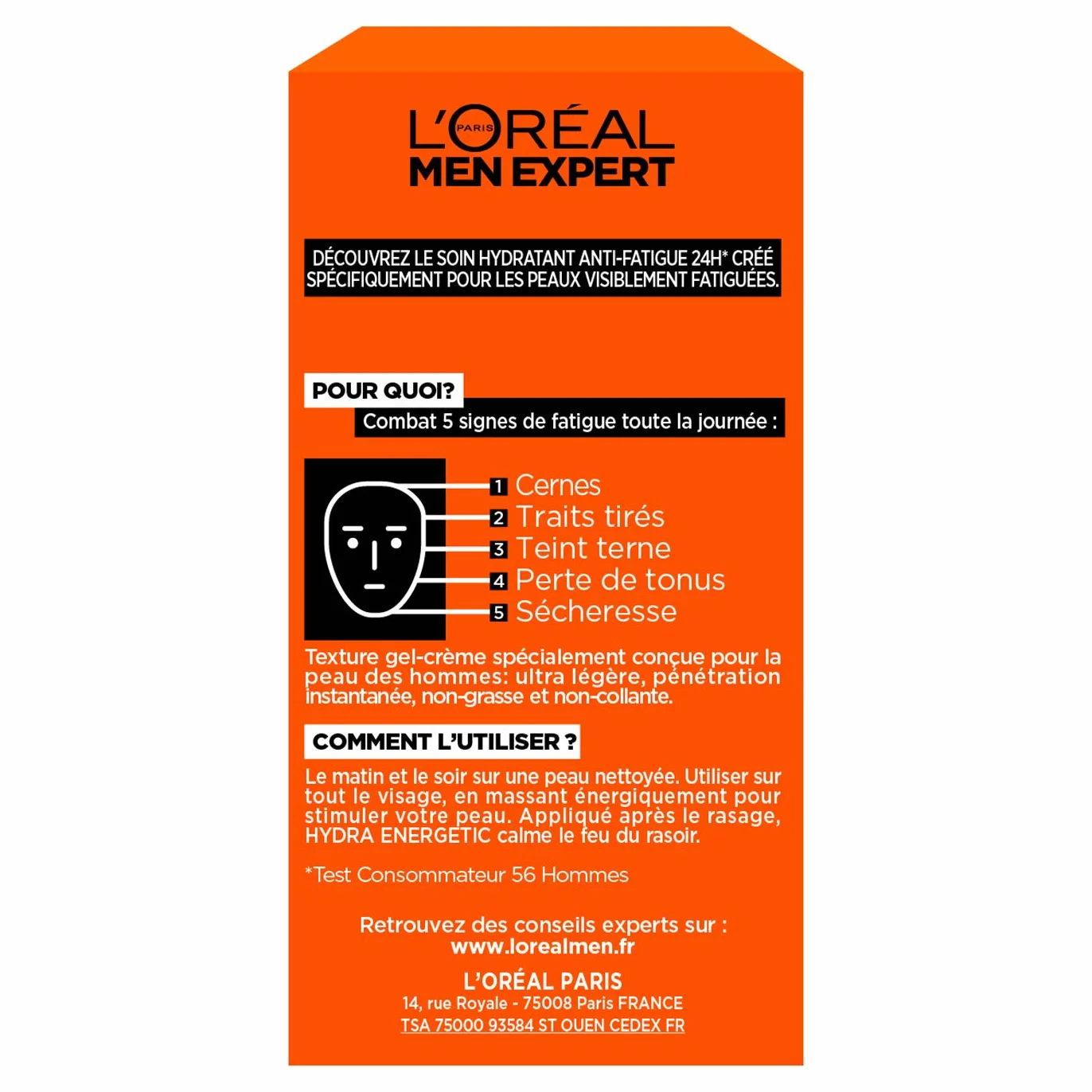 L'Oréal Men Expert Hydra Energetic Krem do Twarzy, 50 ml