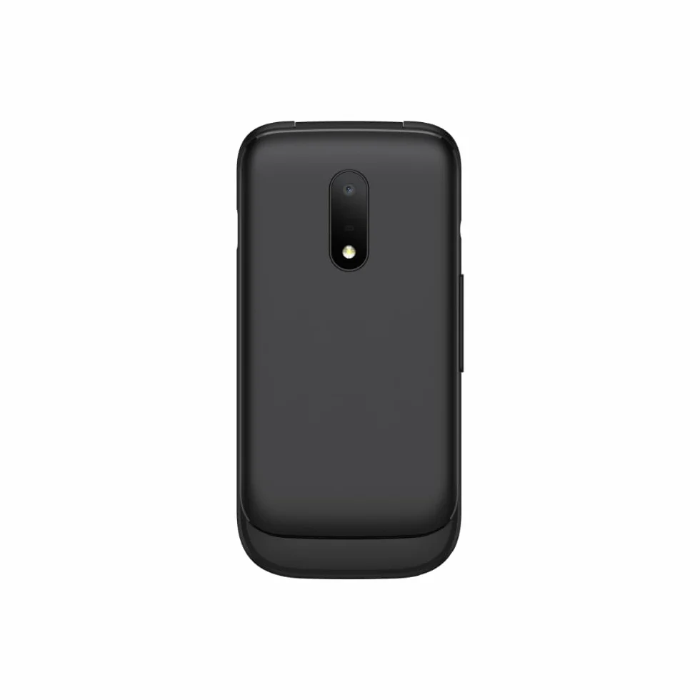 TCL Onetouch 5023 Ekran 2.4 "Łatwy w użyciu telefon komórkowy, duże klawisze, dla osób starszych. Ładowarka, aparat, Bluetooth, latarka, przycisk SOS, rejestrator, czarny [wersja ES/PT]