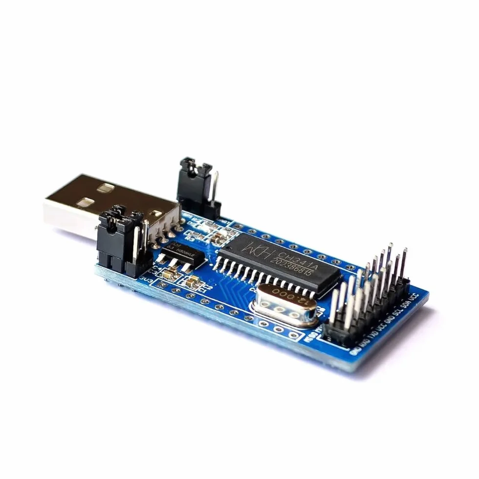 DollaTek CH341A adapter USB na UART/IIC/SPI/TTL/ISP EPP/MEM konwerter równoleg?y wbudowany wska?nik pracy modu? p?ytki lampy