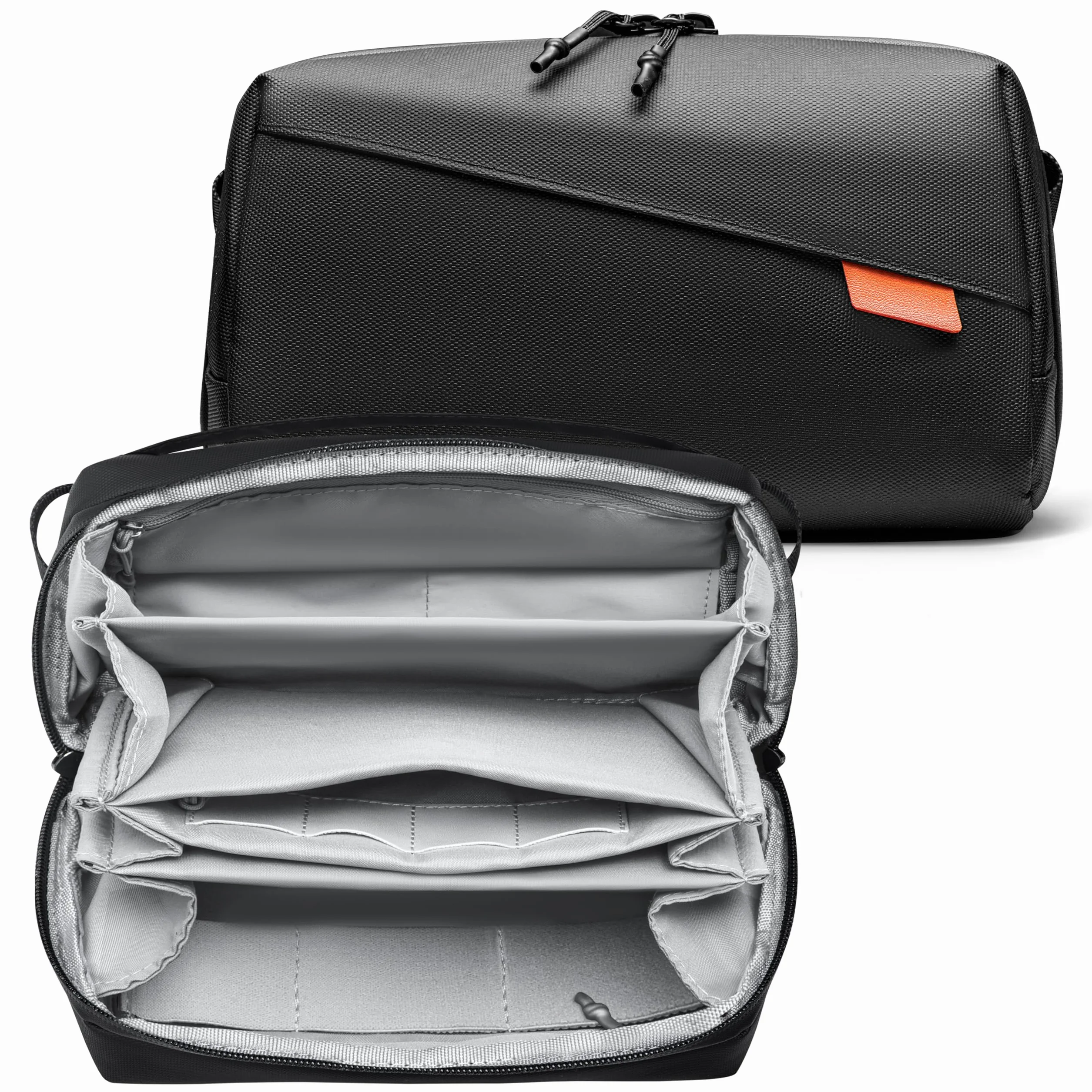 Tomat Pocket 3 Torba do Przenoszenia DJI Osmo Pocket 3/Osmo Mobile 6, Przenośna Duża Torba Podróżna Tech Pouch Organizer Wodoodporna Wielowarstwowa All in One dla Insta360 X4