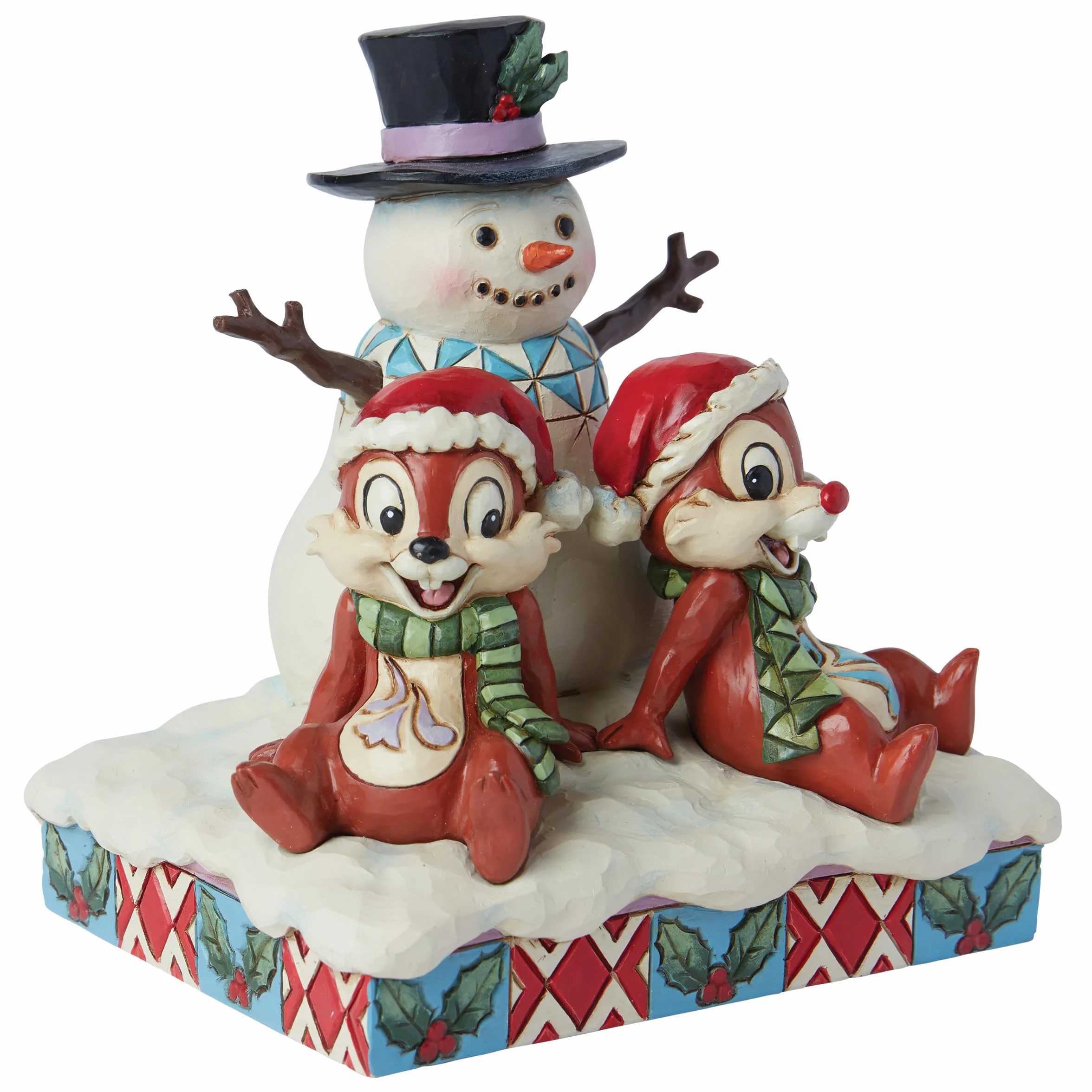 Enesco Figurka bałwana Jim Shore Chip & Dale