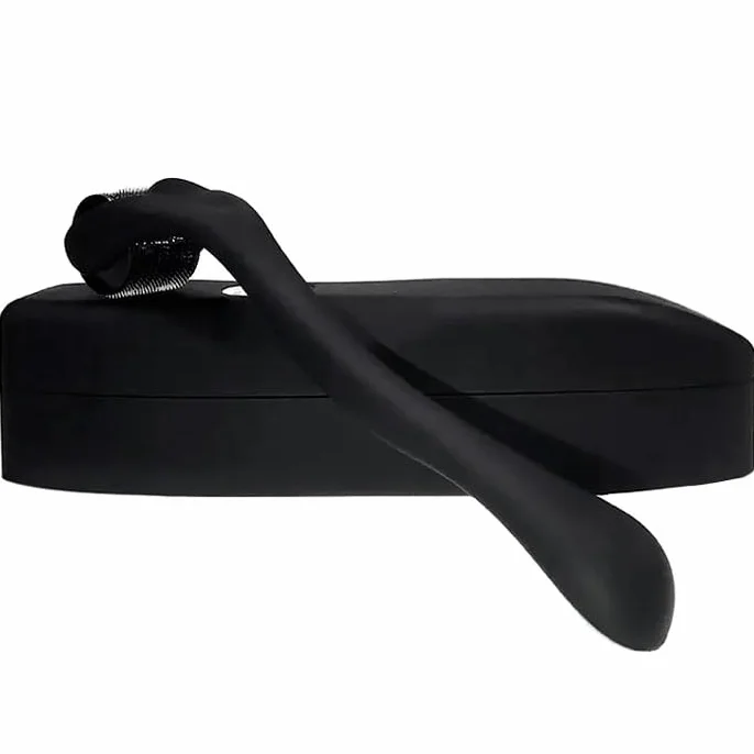 MAZAYA | Derma Roller do Brody i Twarzy | Roller na Porost Brody | Wałek do brody | 540 Tytanowych igieł o grubości 0,5mm | Beard Roller | Stymuluje Porost Brody i Włosów | Wzmacnia Strukturę Włosów