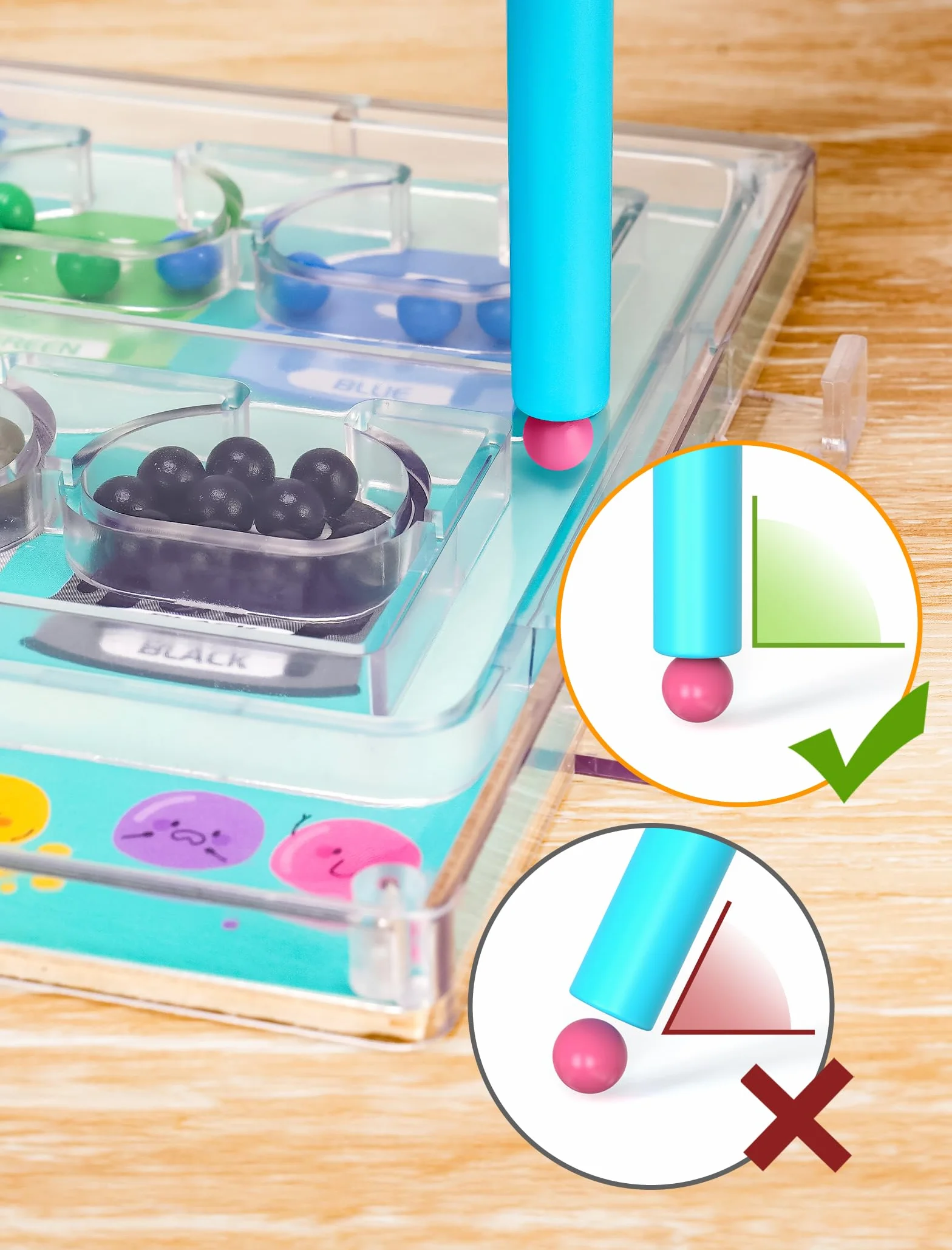 Magnetic Color and Number Maze (zielony)
