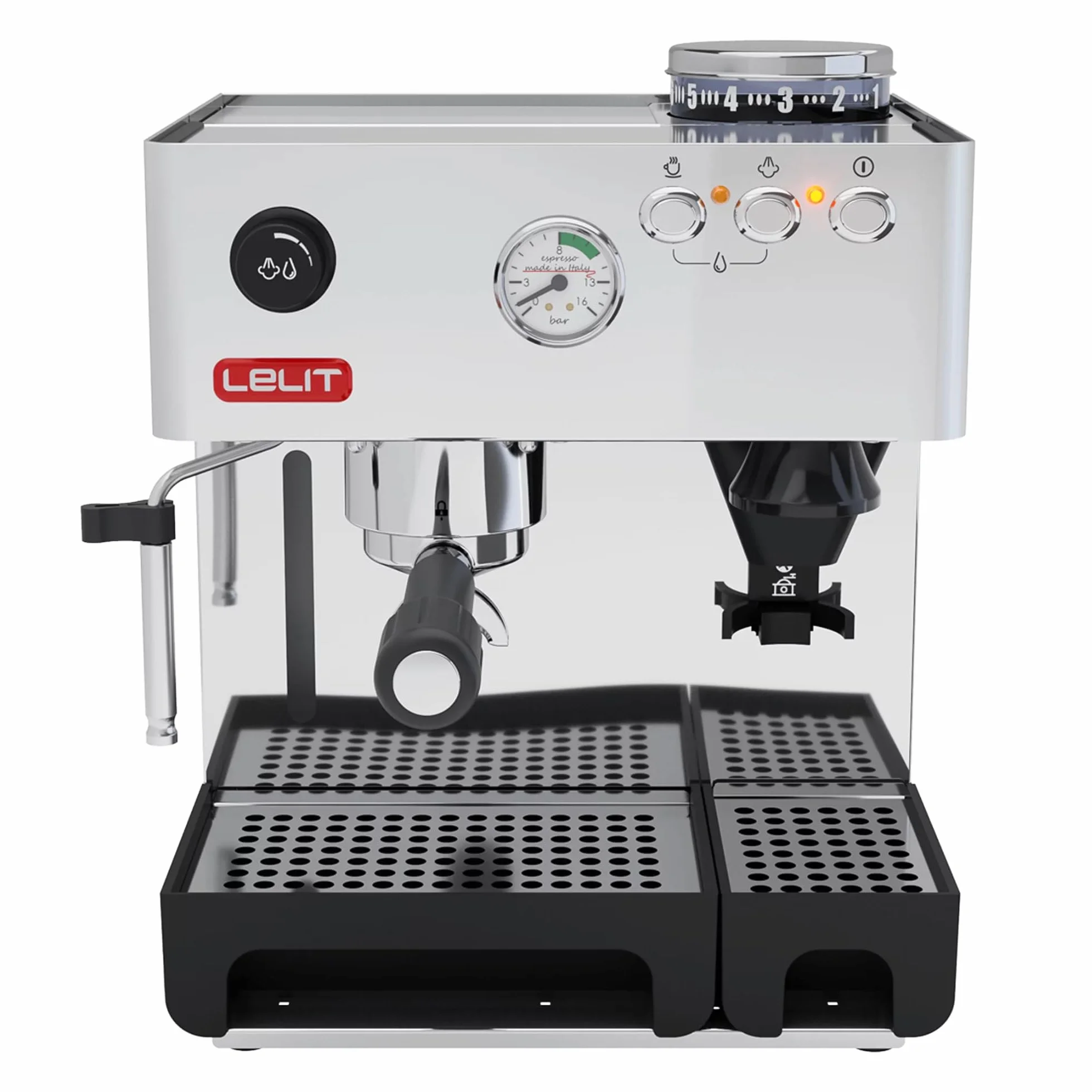 Lelit Anita Ekspres do Kawy Srebrny 1000W 230V