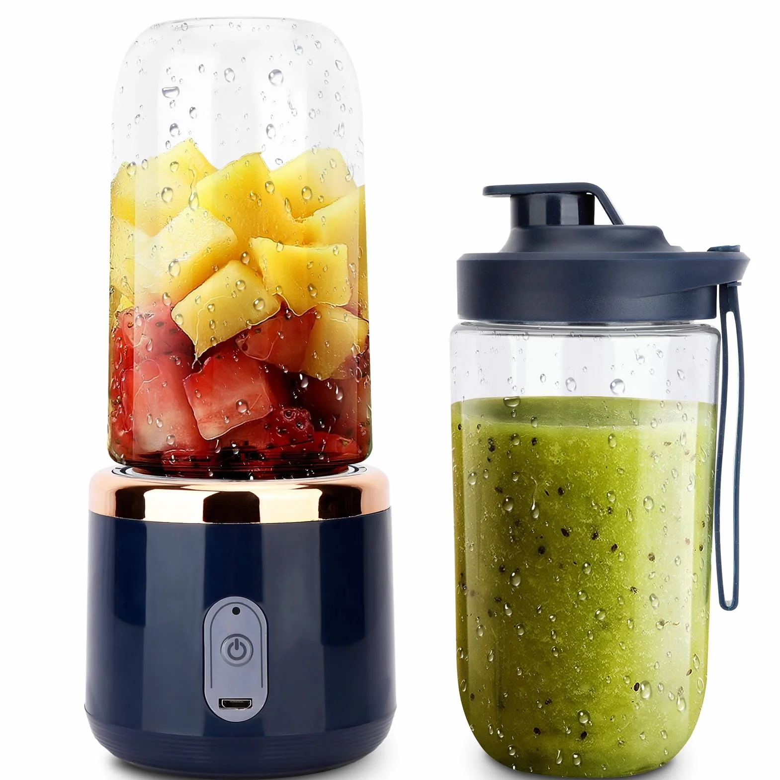 Przenośny blender osobisty 400 ml elektryczny kubek do wyciskania soku USB akumulator