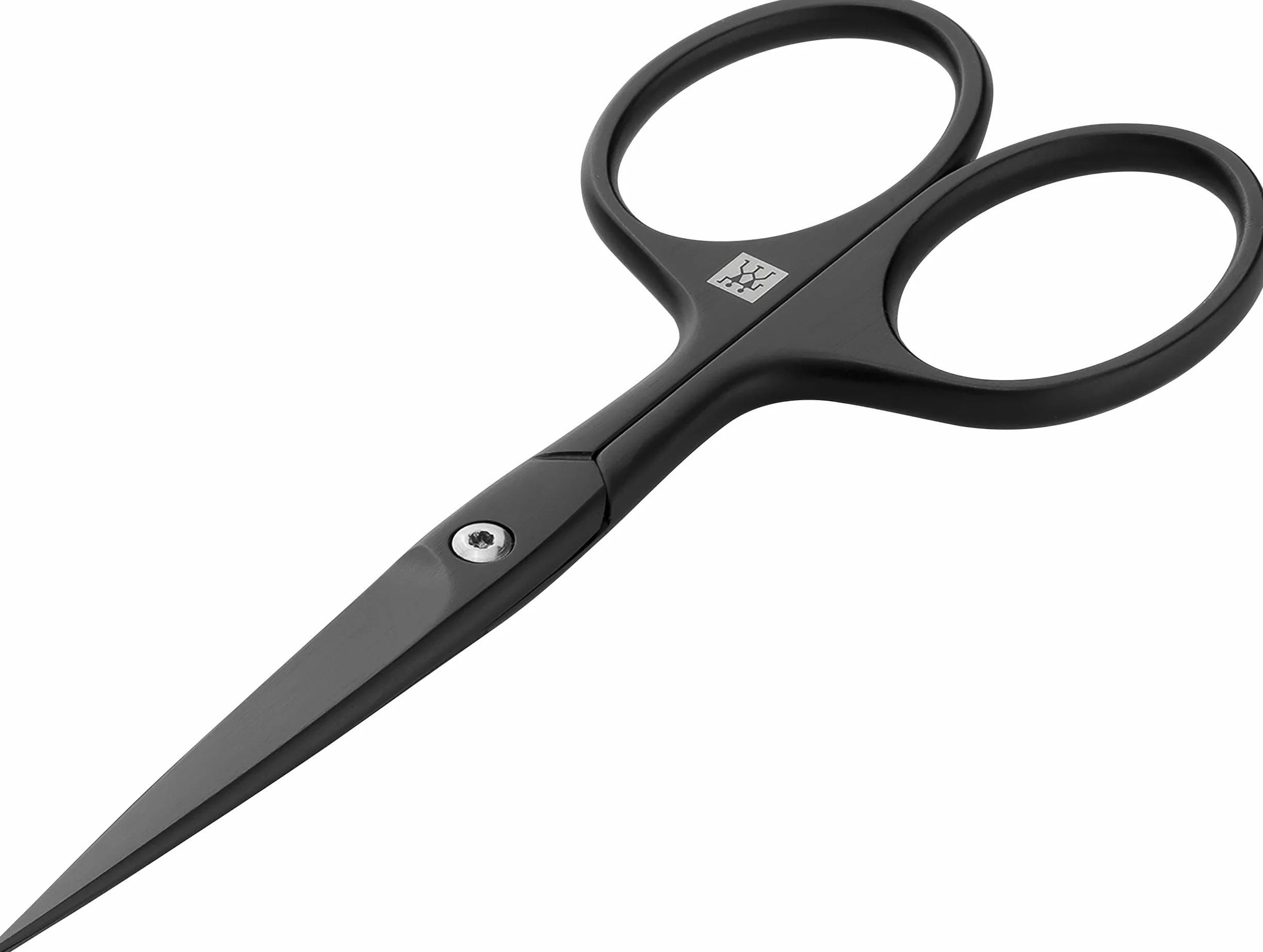 ZWILLING Nożyczki do brody (z uchwytem o zwiększonej szerokości, odpornym na zarysowania, prostym ostrzem i precyzyjną końcówką), premium, czarne, 115 mm