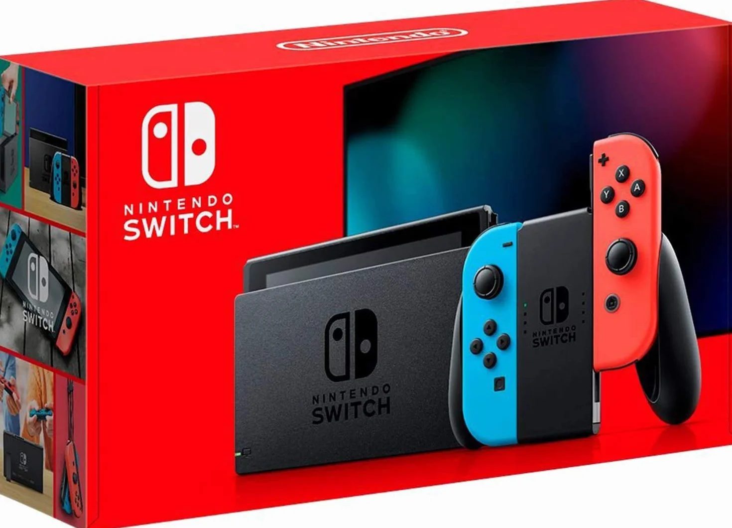 Nintendo Switch Console de Jeux Portables 15,8 cm (6,2") 32 Go Écran Tactile Wifi Bleu Gris Rouge