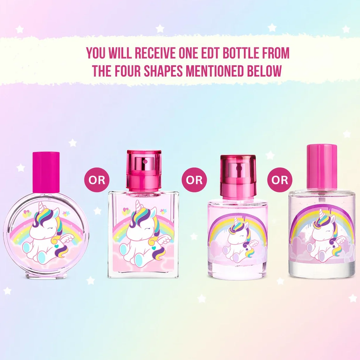 Eau My Unicorn Perfumy dla dzieci: perfumy dla dziewczynek w pięknej szklanej butelce i wzór jednorożca (30 ml)