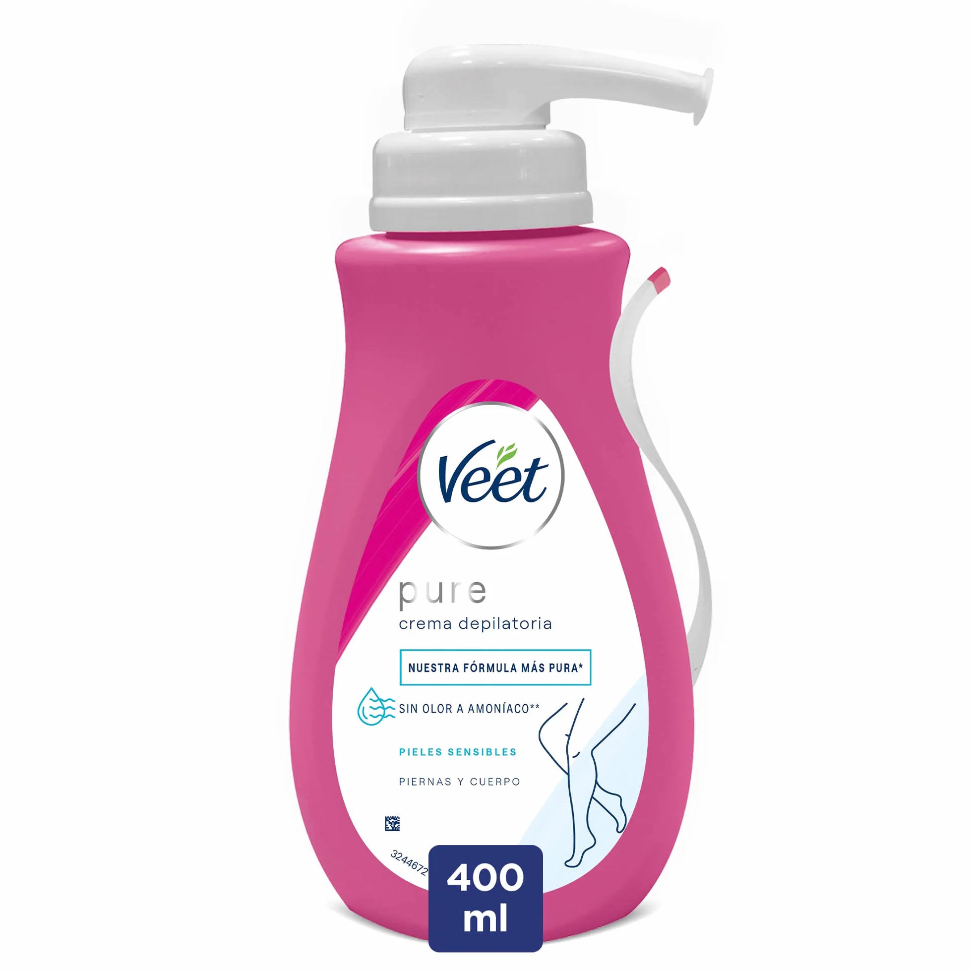 Veet Krem do depilacji ciała, z dozownikiem, skóra wrażliwa, 400 ml, 400 mililitr, 1