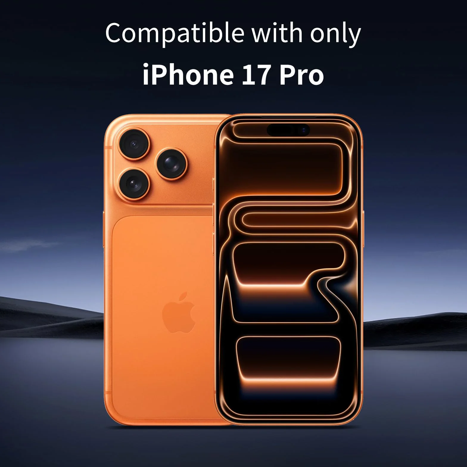 3-pak szkła pancernego do iPhone 17 Pro, bez zarysowań, twardość 9H, bez pęcherzyków powietrza, przezroczyste HD