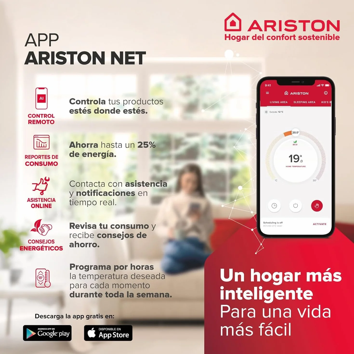Ariston Velis Pro Wifi - elektryczny podgrzewacz wody, wielopozycyjny elektryczny podgrzewacz wody, elektryczny termos o pojemności 50 litrów, Wi-Fi i funkcja ECO-EVO 79,7 x 27,5 x 51,1 cm, instalacja