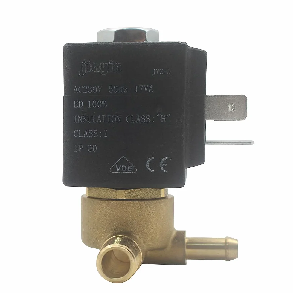 Jiayin JYZ-5 G1/8" 4 mm Elektromagnetyczny Zawór Wodny Kompatybilny z VAPORELLA