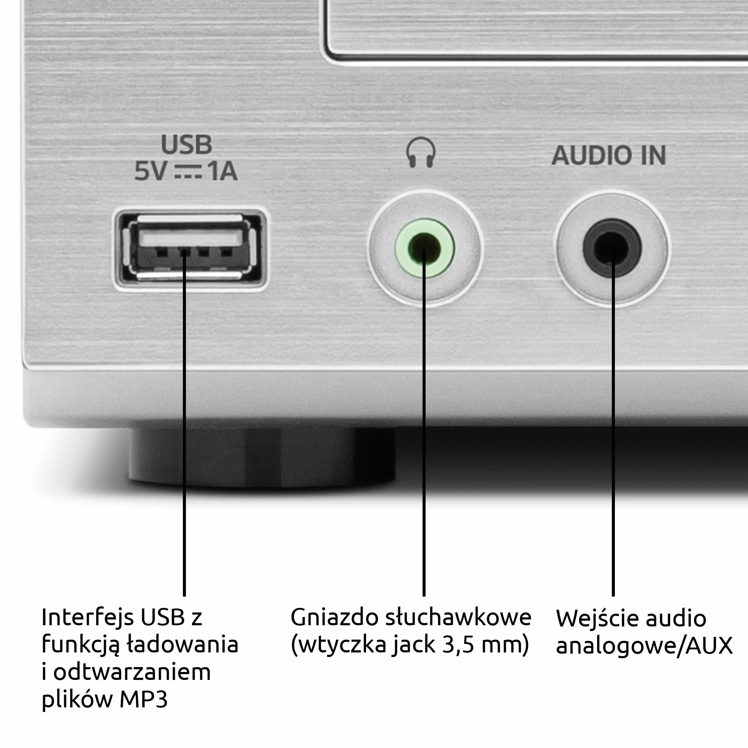 TechniSat VIOLA 710 CD IR – kompaktowy system Hi-Fi (radio internetowe, DAB+, UKW, odtwarzacz CD, Bluetooth, 2 x 20 W RMS, gniazdo słuchawkowe, budzik, wyłącznik czasowy, kompaktowy system, pilot