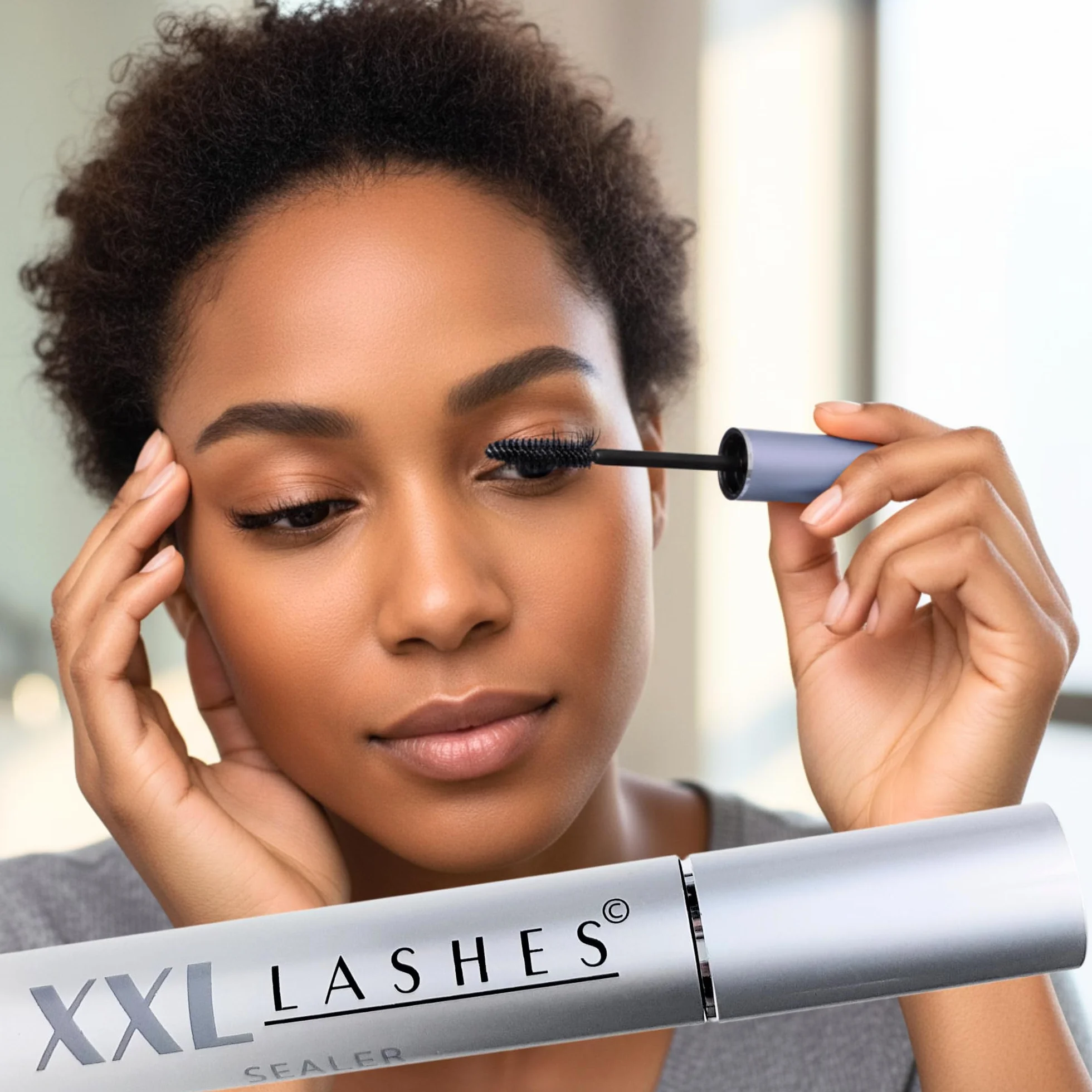 Uszczelniacz XXL Lashes – ochrona i pielęgnacja po przedłużaniu rzęs, liftingu rzęs i laminowaniu rzęs, uszczelniania przedłużania rzęs, pielęgnacji rzęs, długotrwała powłoka, jasny kolor