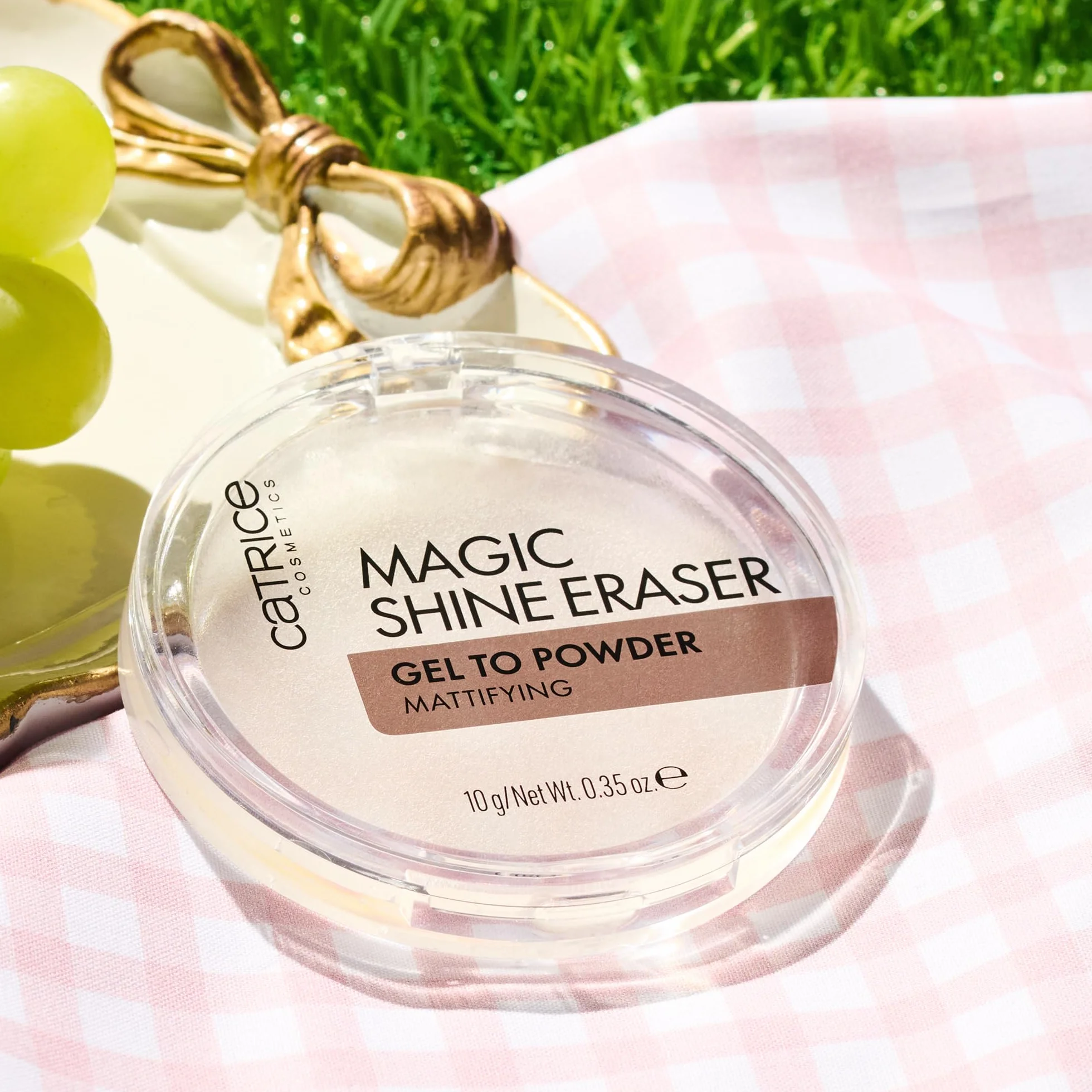 Catrice Żelowo-pudrowy korektor matujący Magic Shine Eraser, matujący, oczyszczanie porów, natychmiastowy wynik, naturalny, matowy (10g)