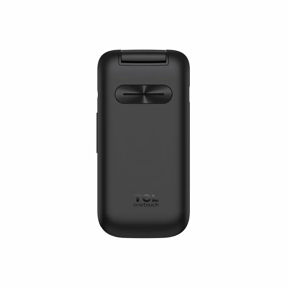 TCL Onetouch 5023 Ekran 2.4 "Łatwy w użyciu telefon komórkowy, duże klawisze, dla osób starszych. Ładowarka, aparat, Bluetooth, latarka, przycisk SOS, rejestrator, czarny [wersja ES/PT]